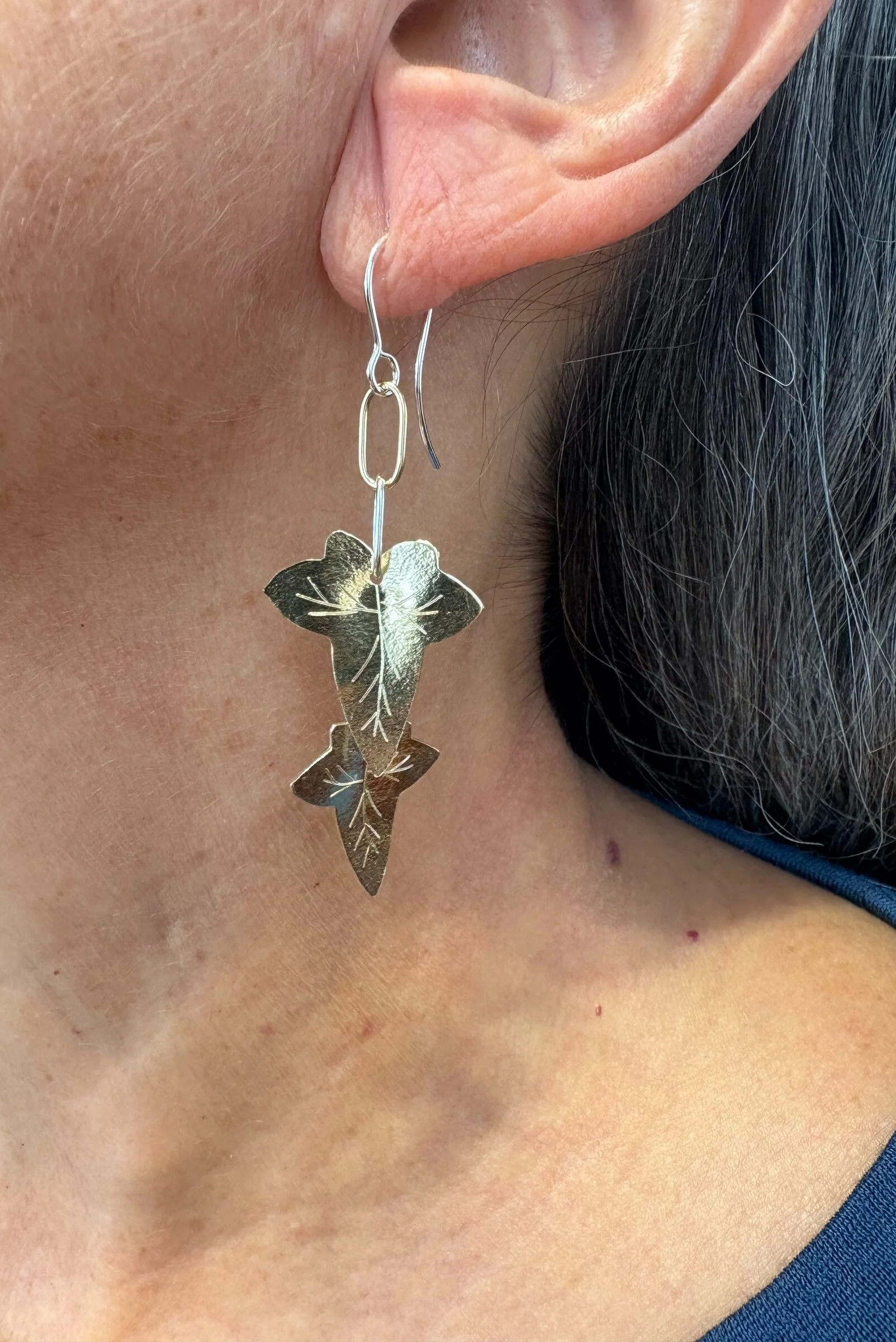 Ivy Leaf Earrings - Image 2