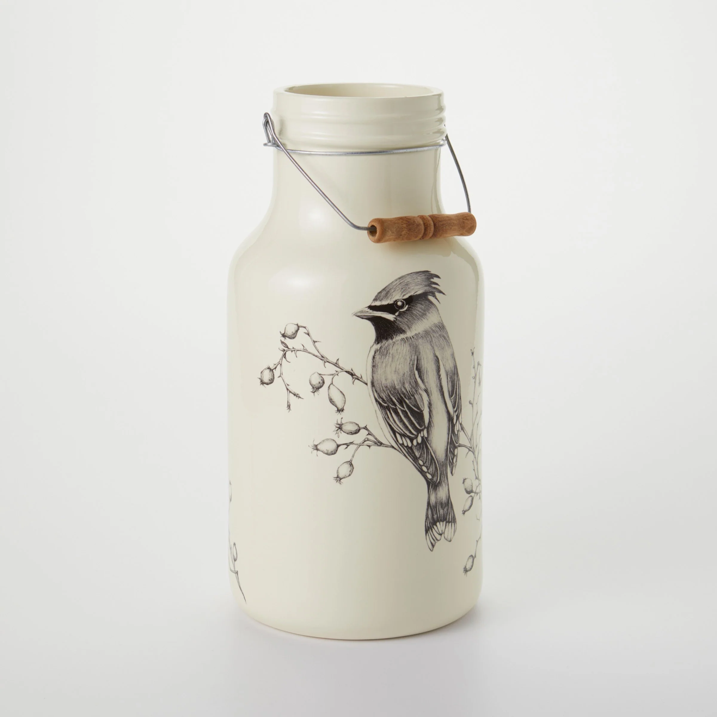 Jug with Handle: Waxwing - Image 2