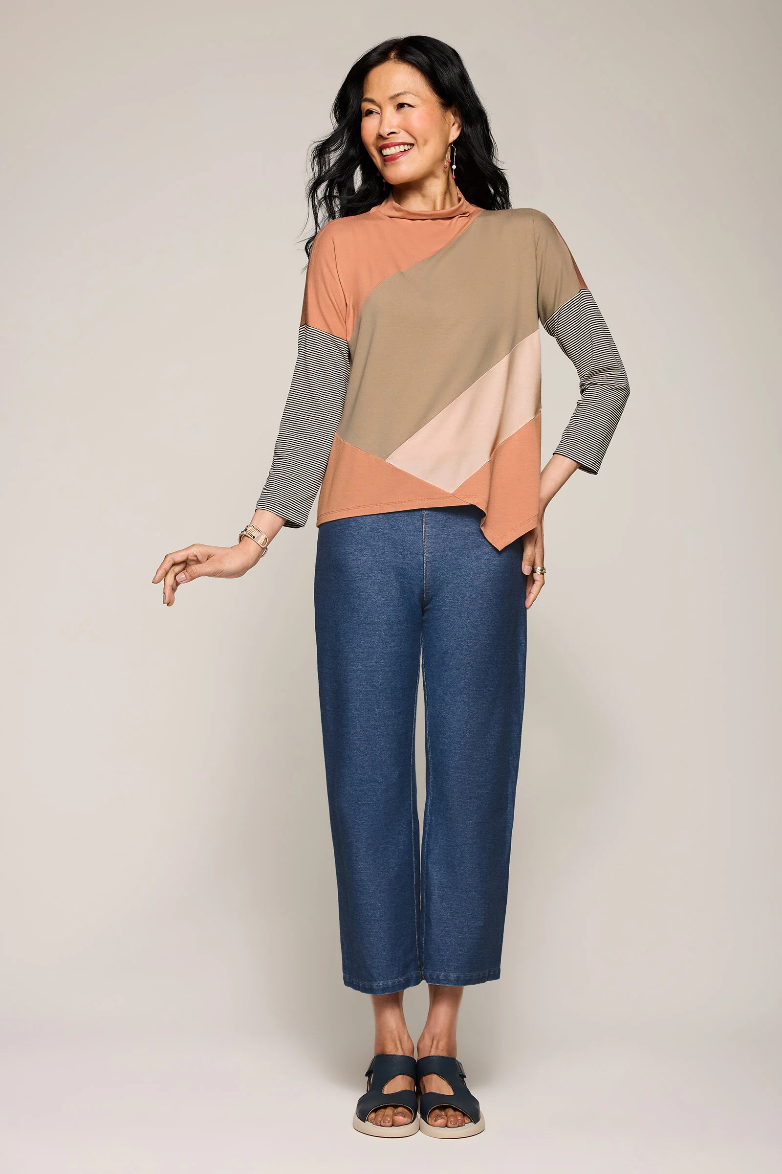 Kadence Funnel Neck Pullover - Image 2