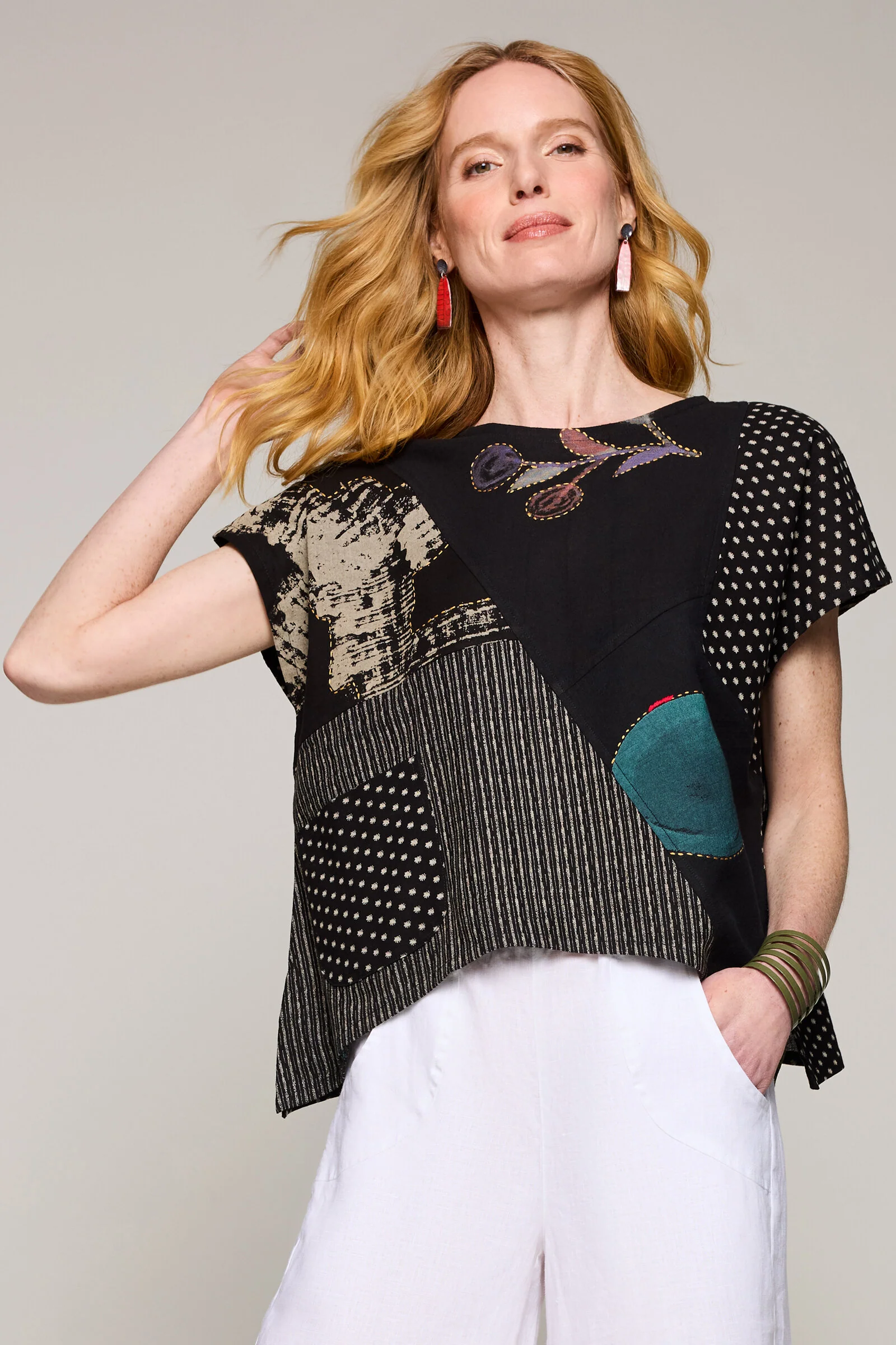 Kasur Patchwork Topper - Black