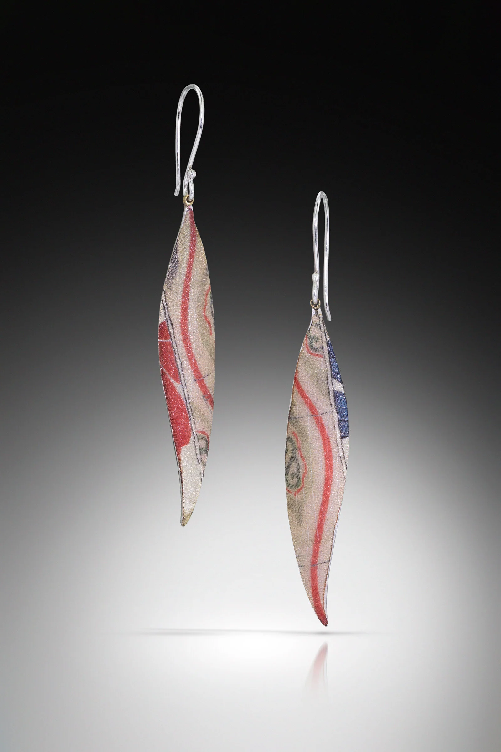 Kimono Willow Leaf Earrings