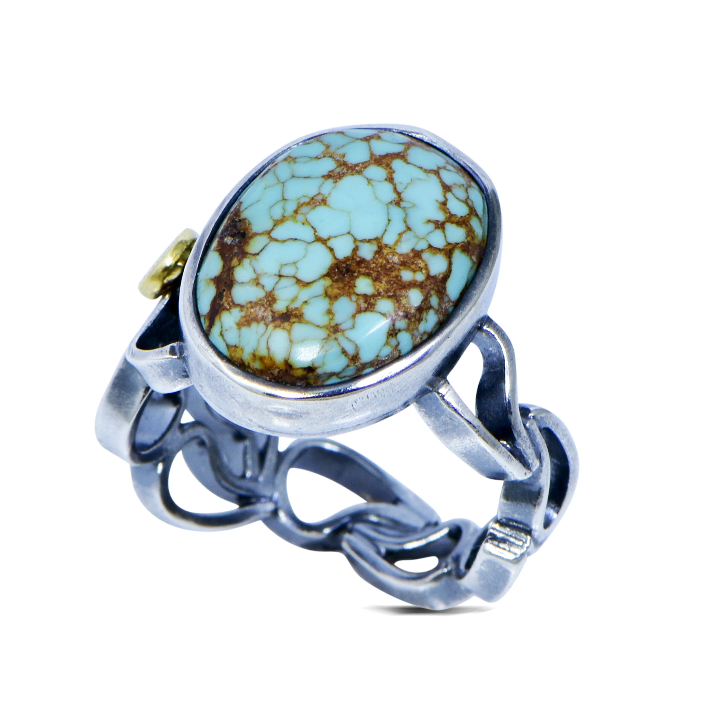 Kingman Turquoise Ring - Image 3