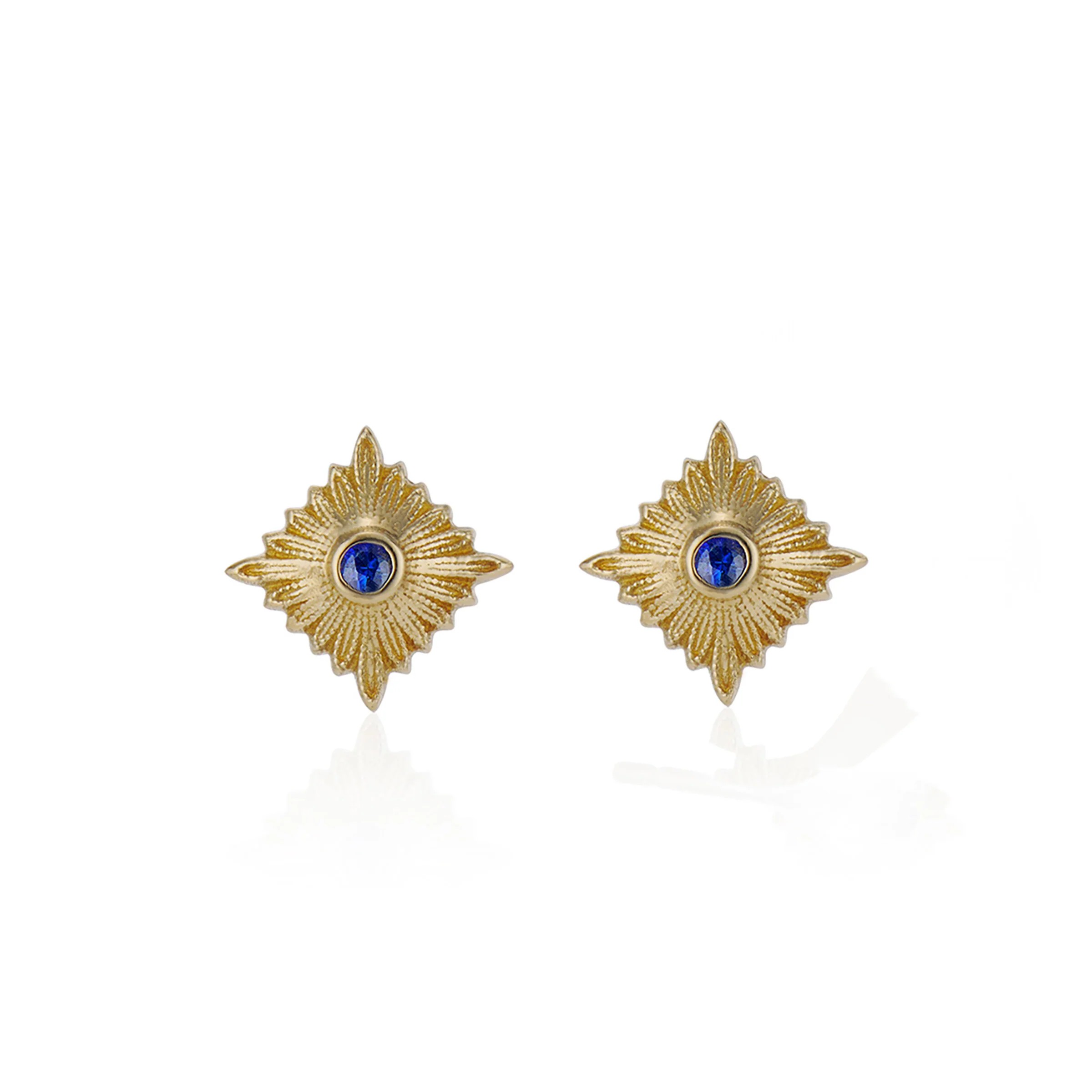 Knappen Square Earrings