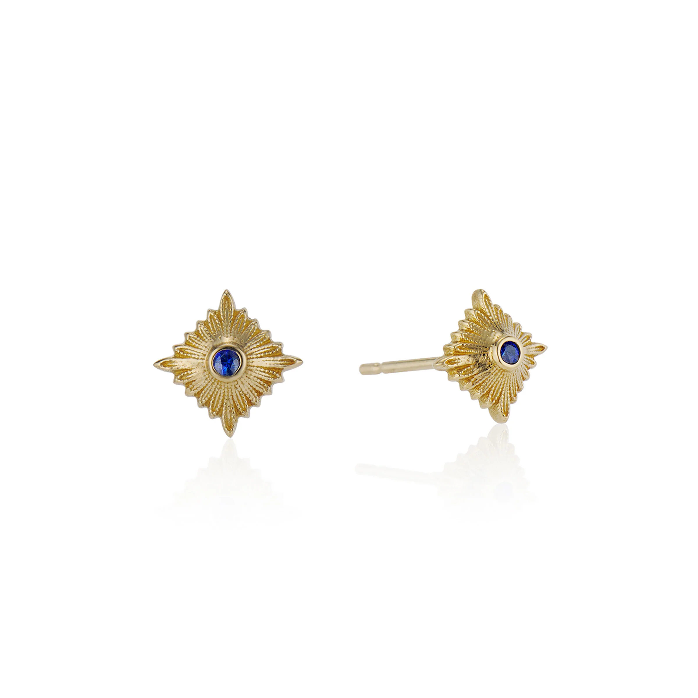 Knappen Square Earrings - Image 2