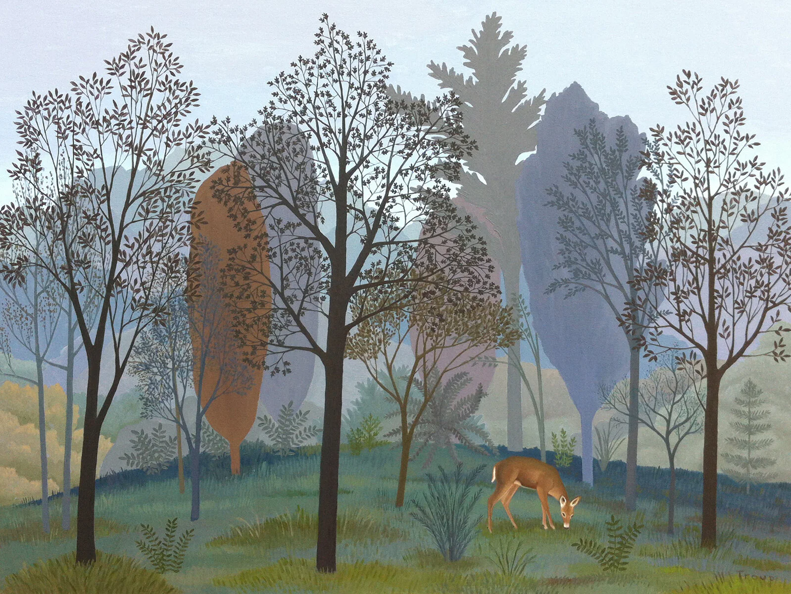 Landscape in Grays - Giclee Print