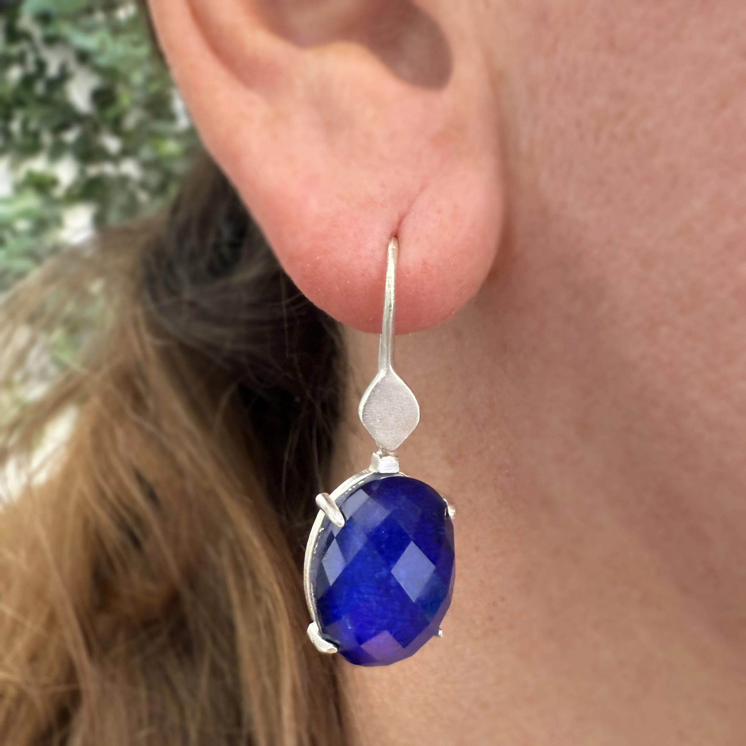 Lapis Doublet Azores Earrings - Image 2
