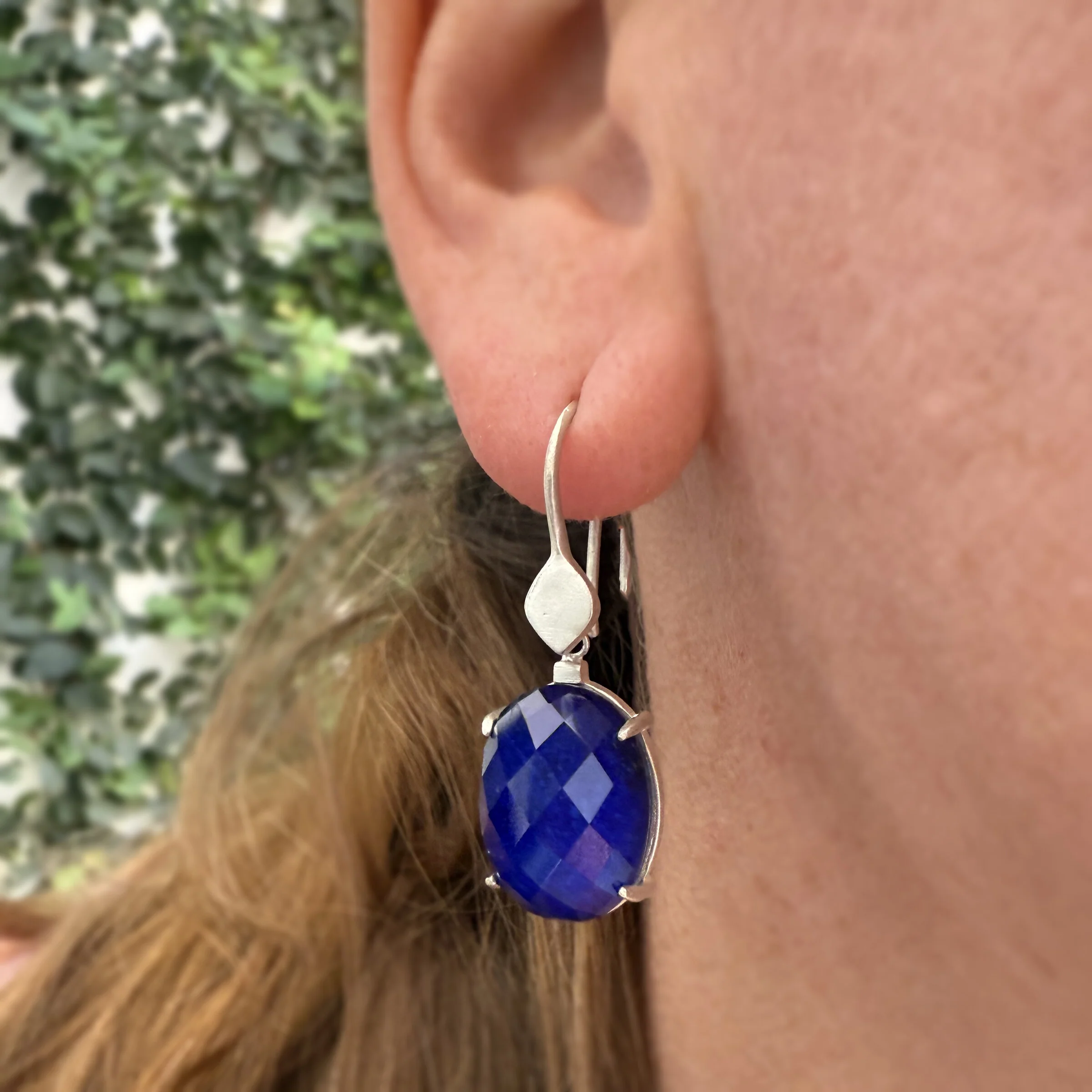Lapis Doublet Azores Earrings - Image 3