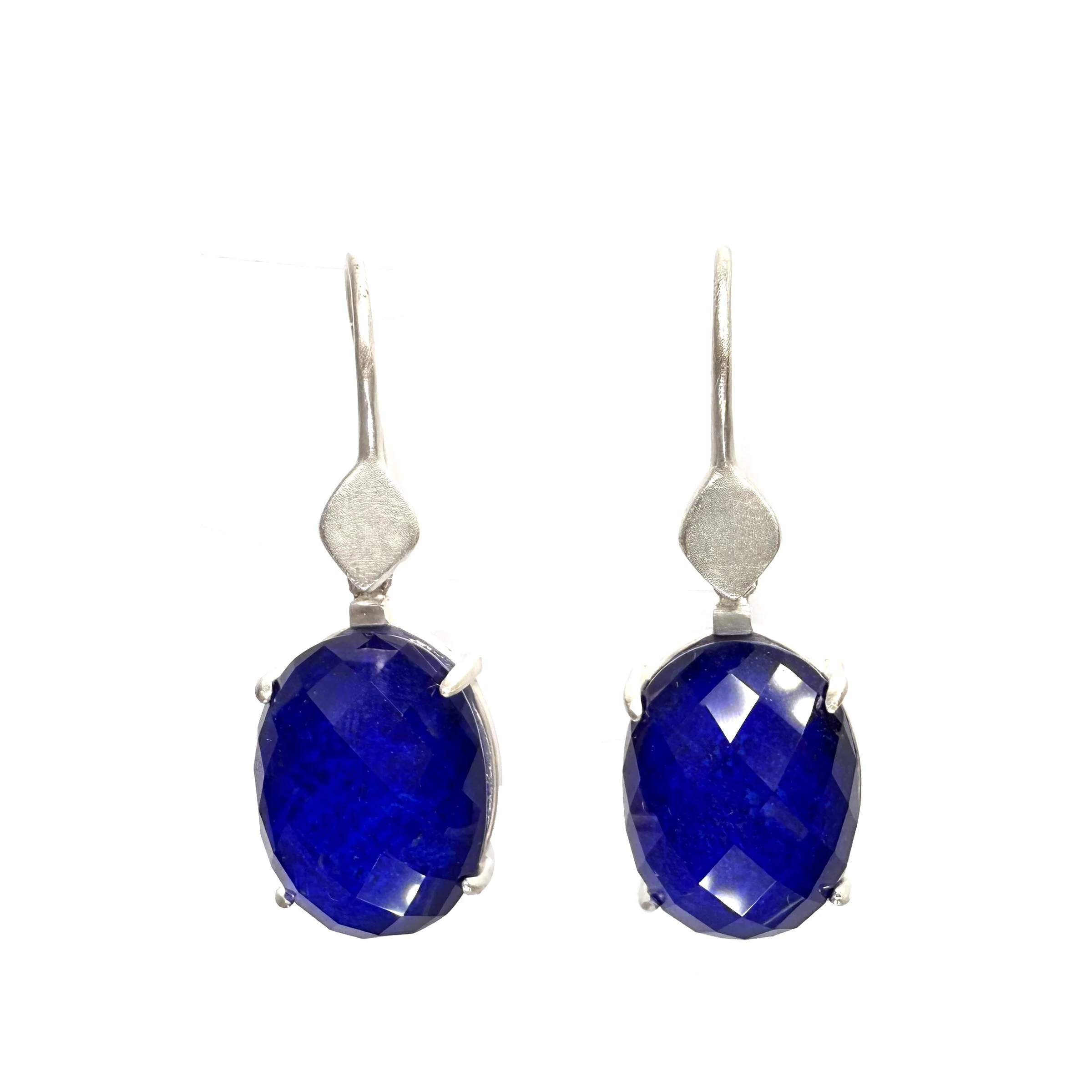 Lapis Doublet Azores Earrings - Image 4