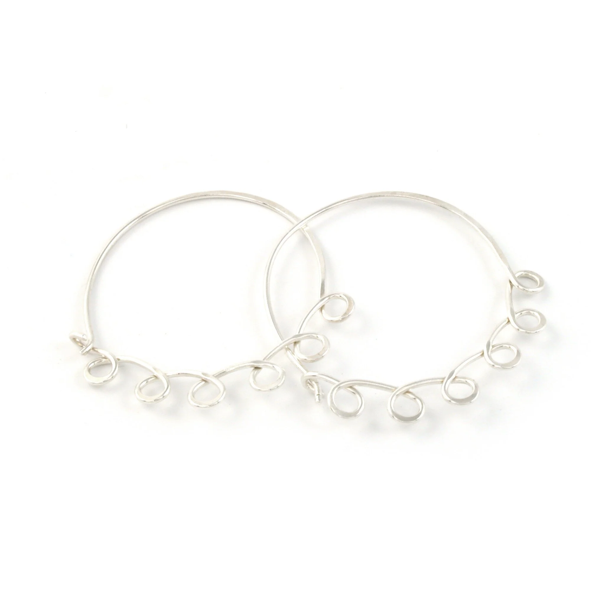 Large Loopy Hoop Earrings - Image 2