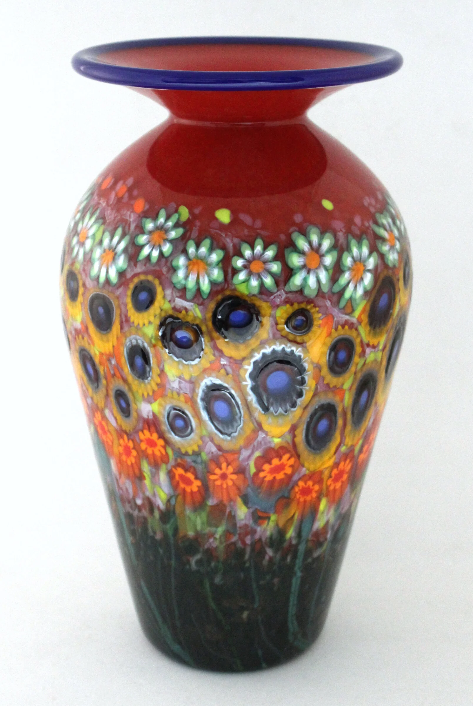 Large Red Giverny Classic Vase