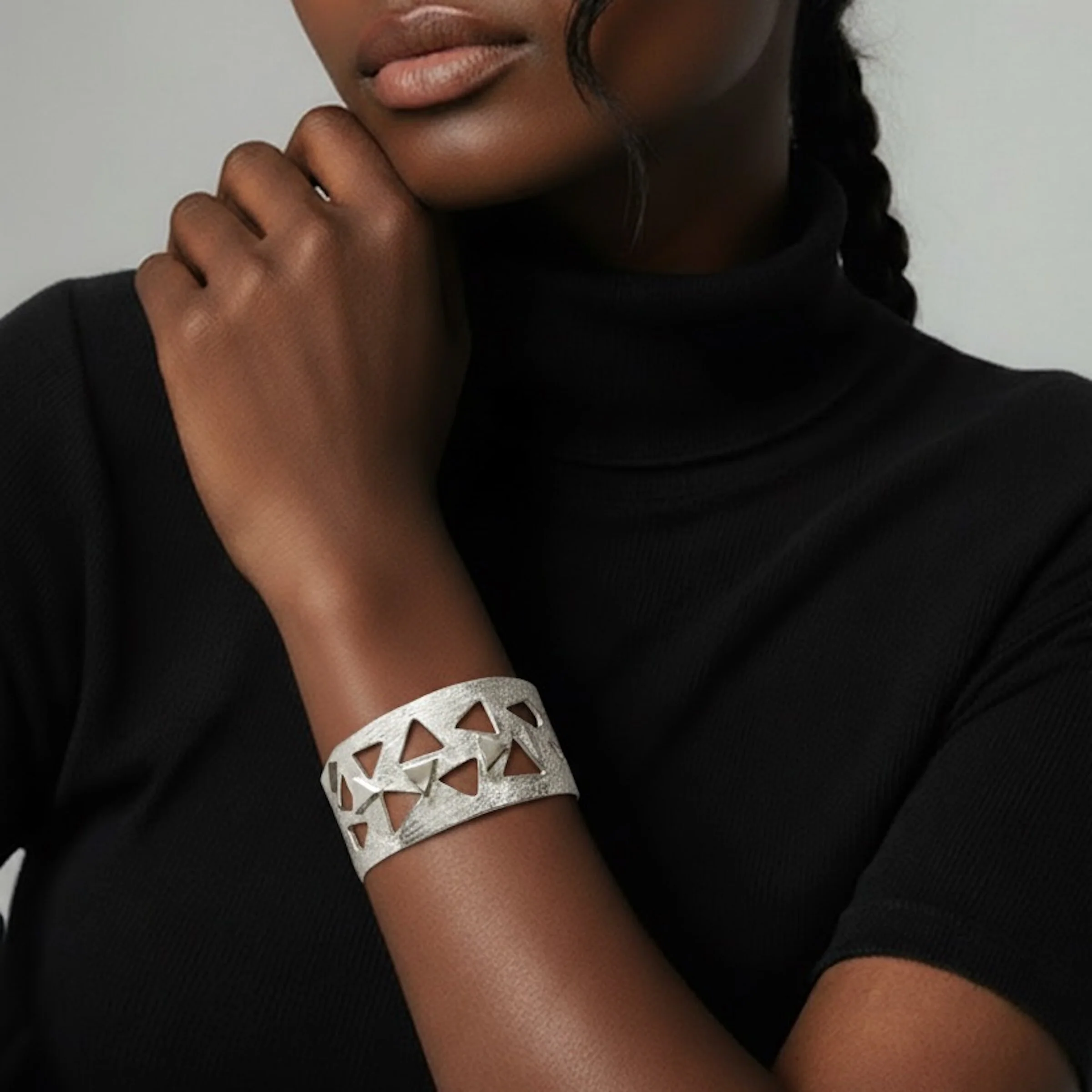 Large Triangle Cut Cuff - Image 2