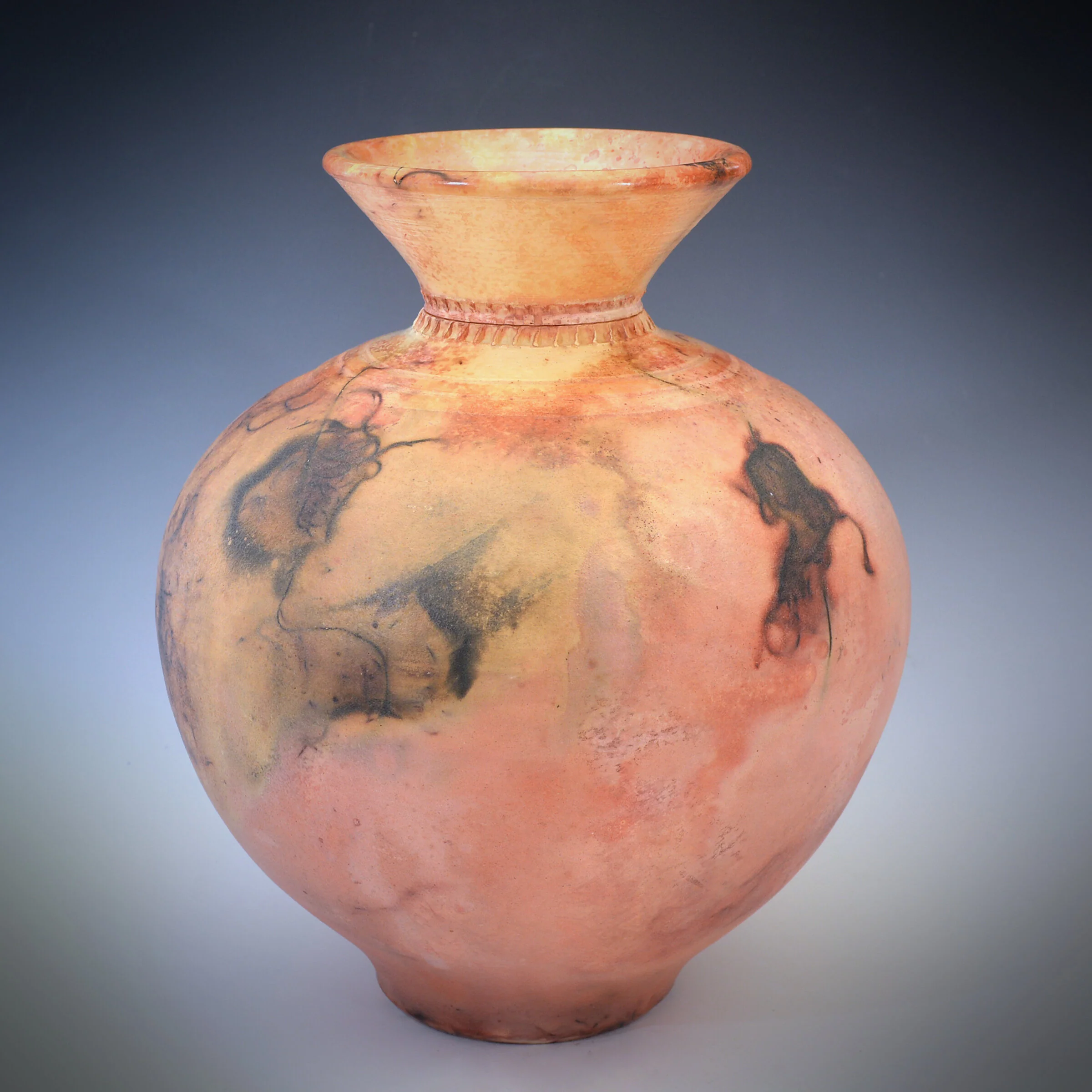 Lascaux I - Bison - Saggar-Fired Vase