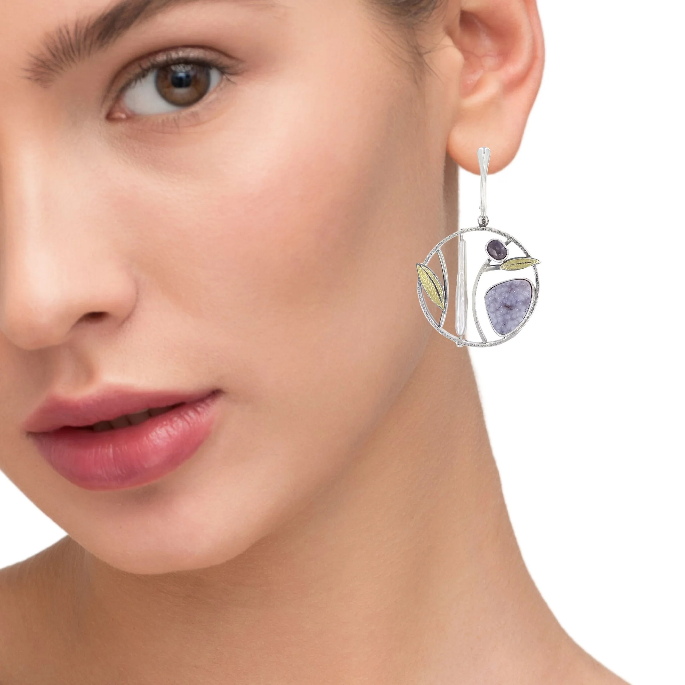 Lavender Mist Earrings - Image 2