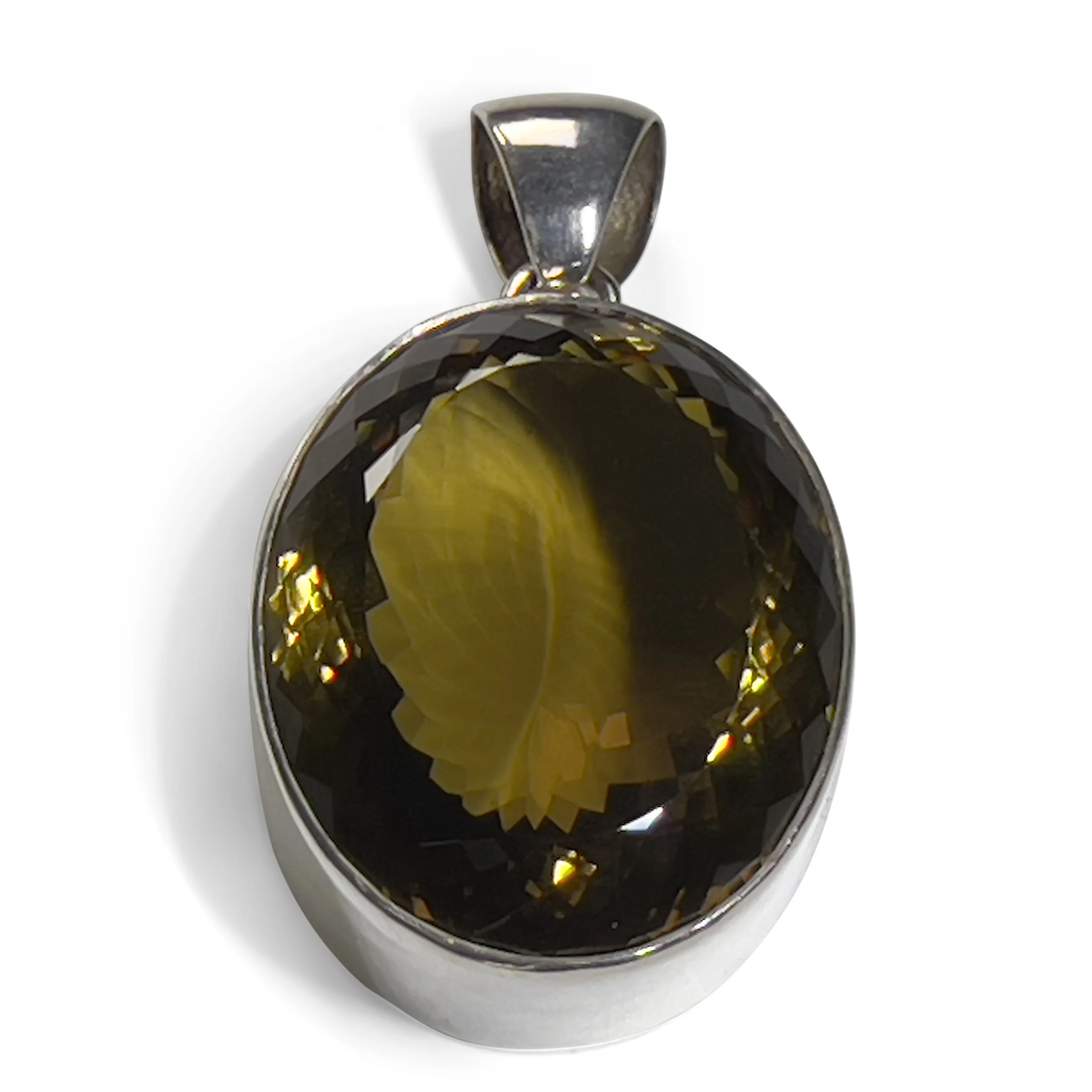 Lemon Topaz Convertible Rubber Necklace II - Image 2