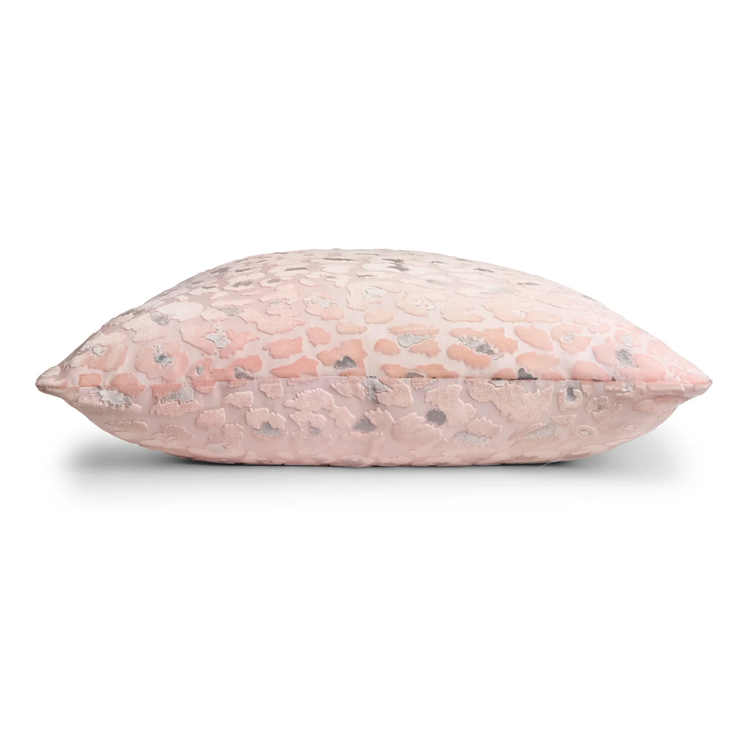 Leopard Velvet Pillow - Blush - Image 3