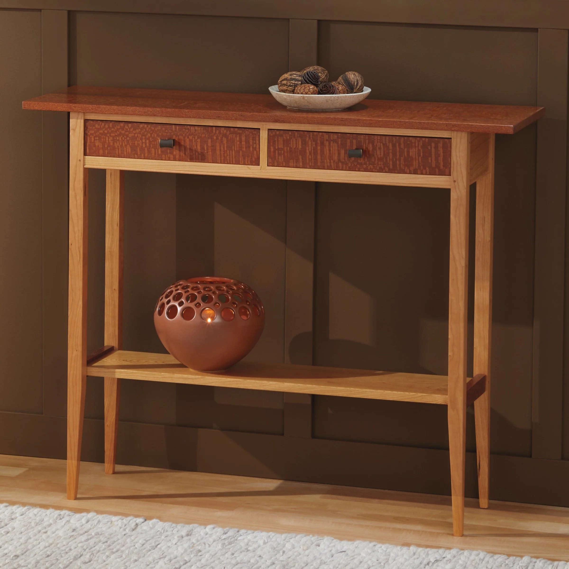 Leopard Wood Hall Table - Image 3