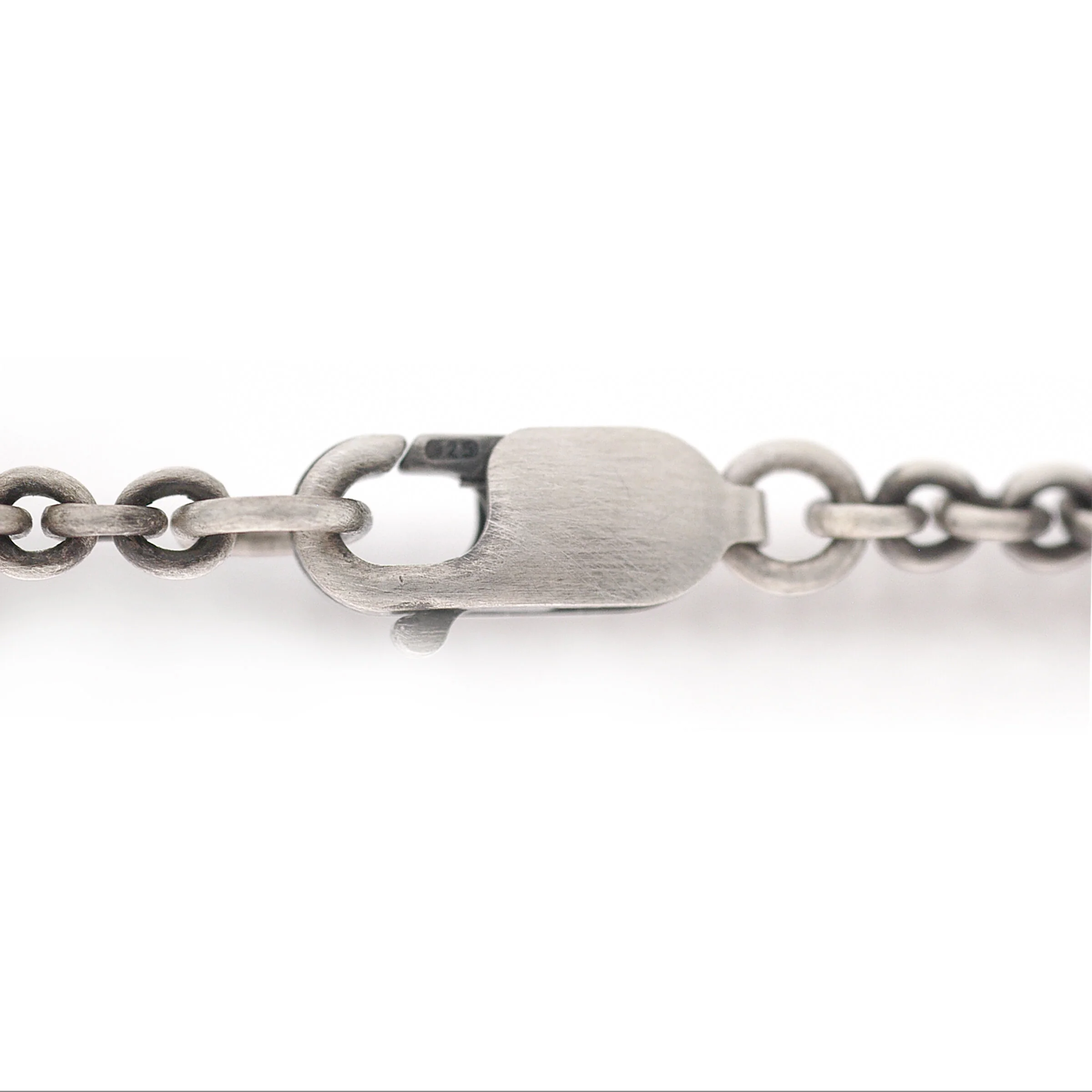 Long Blue Diamond Stick Pendant - Image 4
