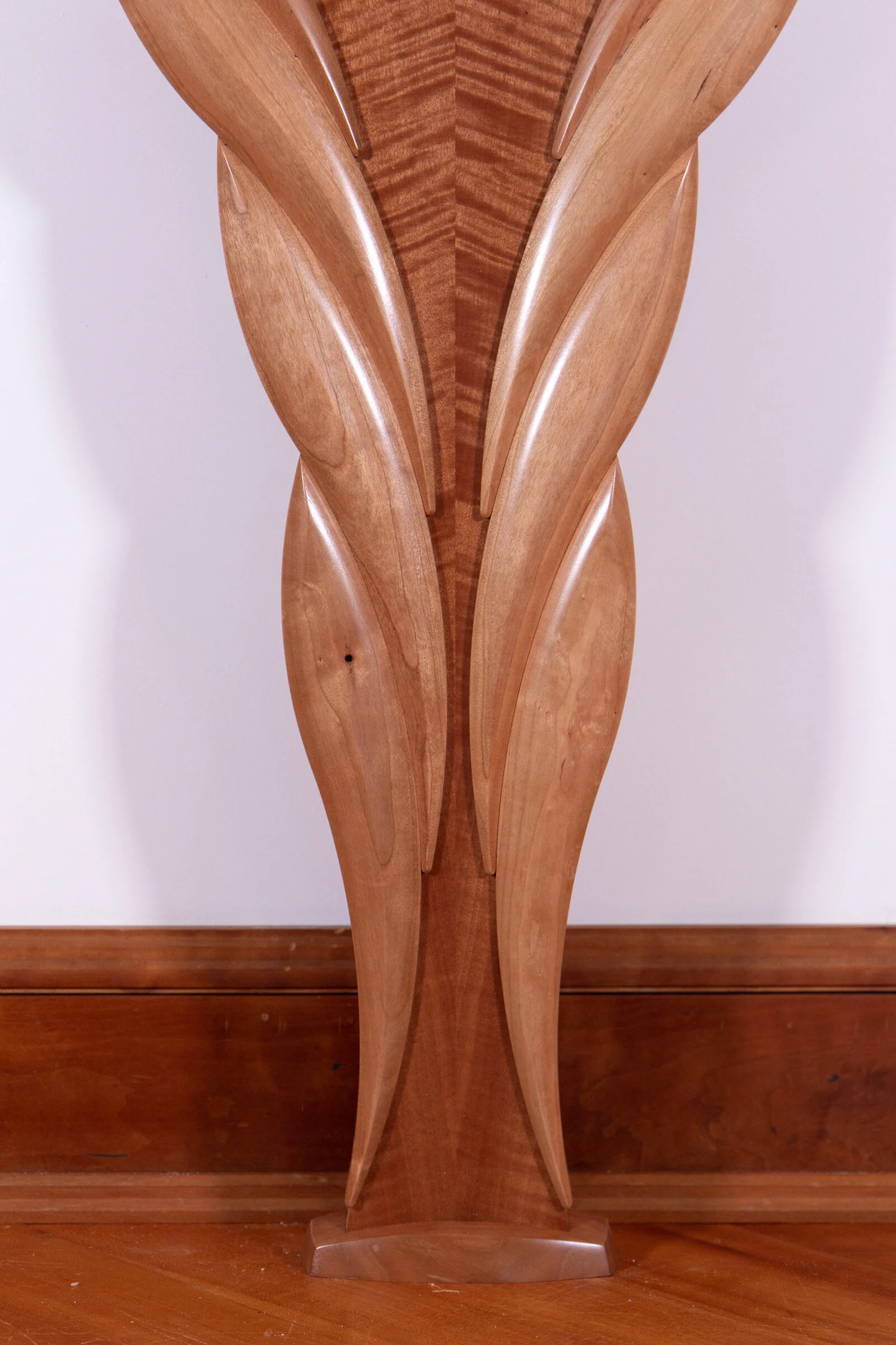 Makore and Bubinga Wings Hall Table - Image 5