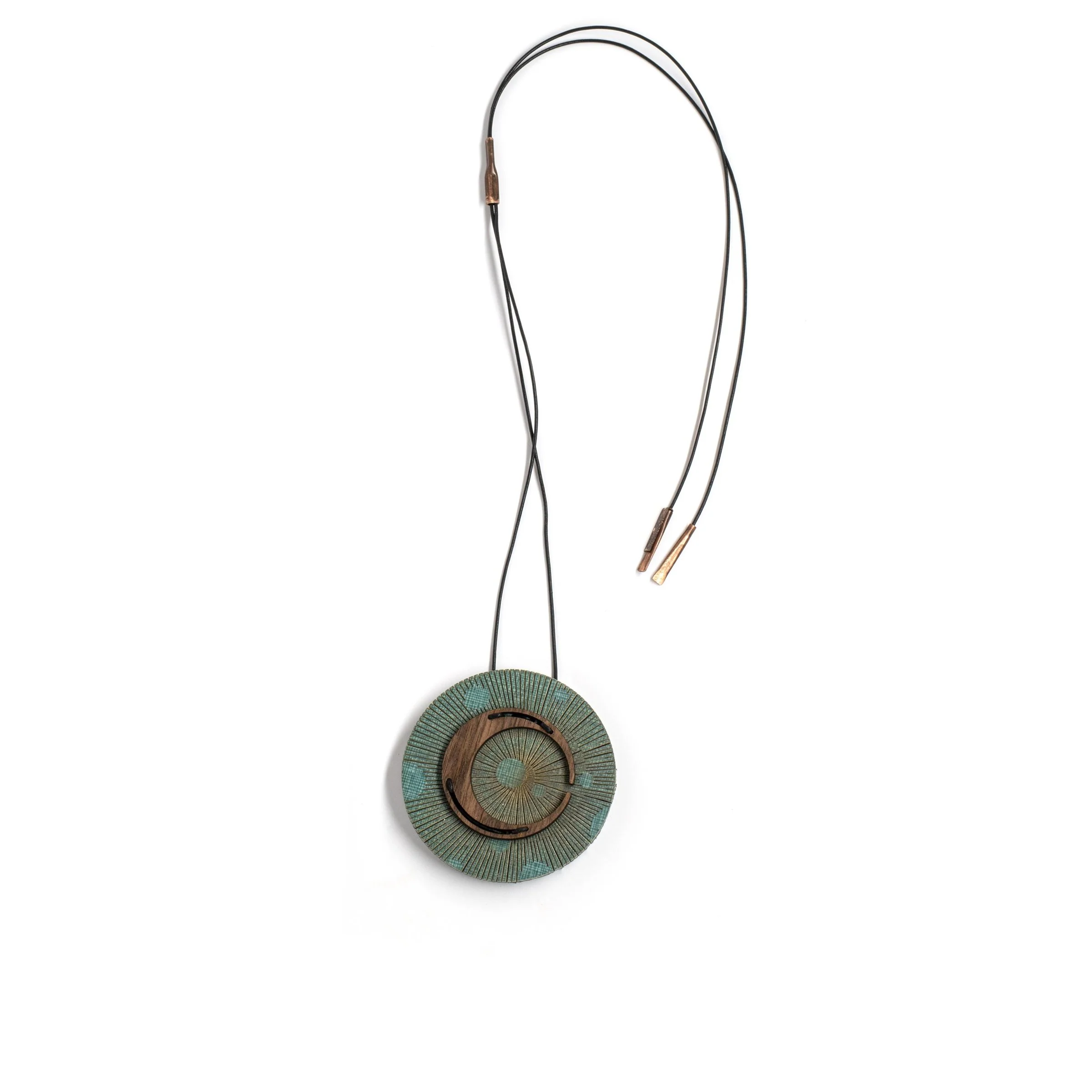 Menulis Necklace - Copper Patina