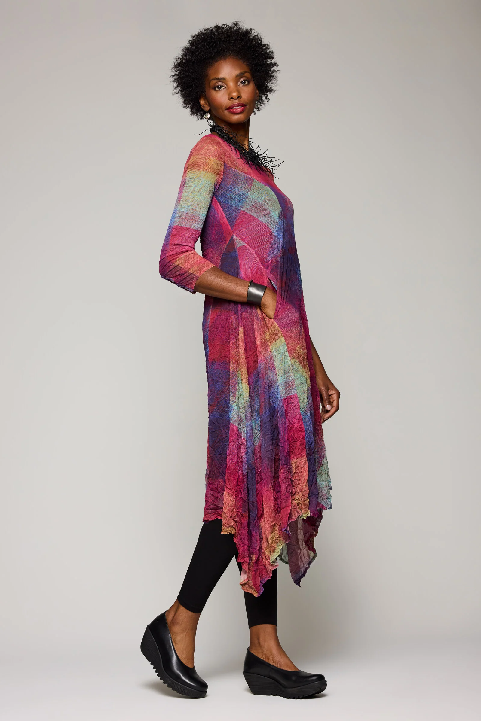 Crushed Mesh Mireille Dress - Image 3