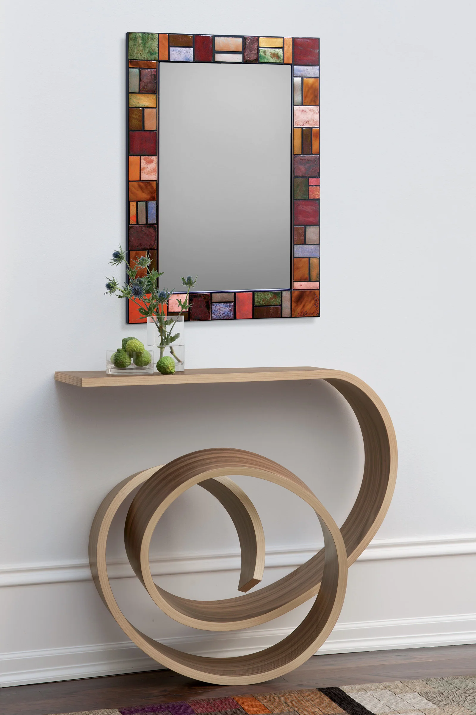 Geometric Metallic Mirror - Image 2