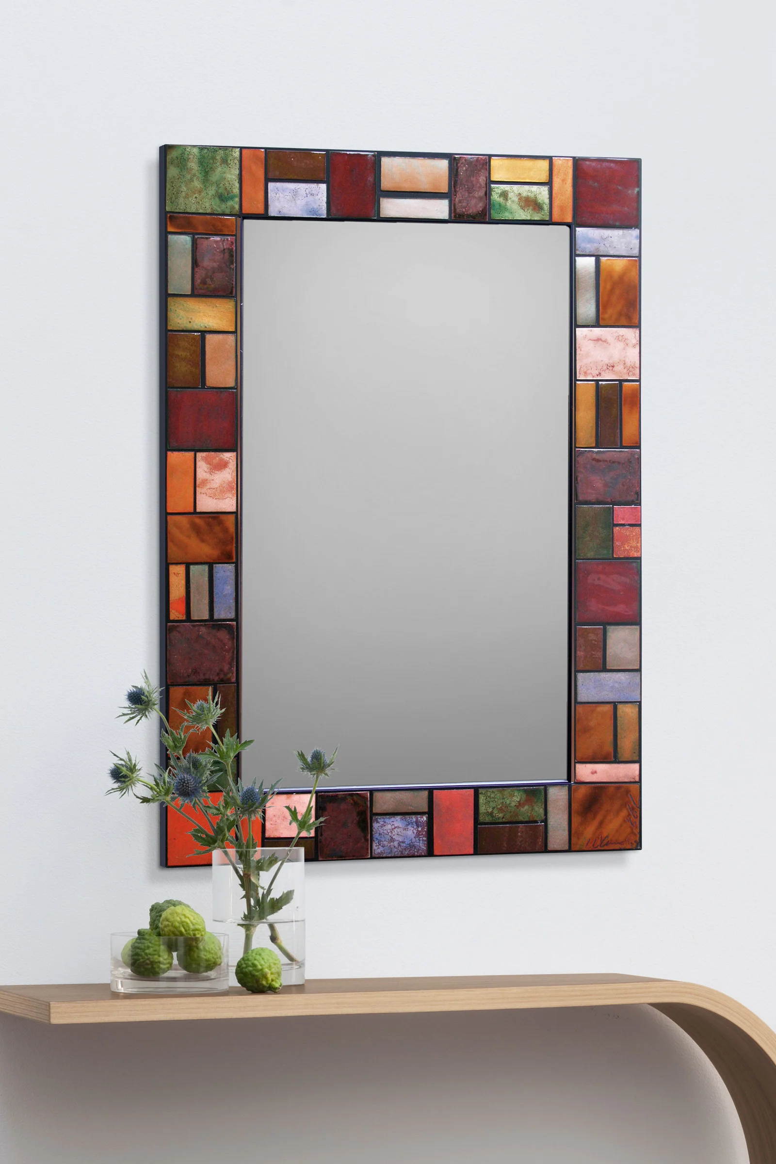 Geometric Metallic Mirror - Image 3