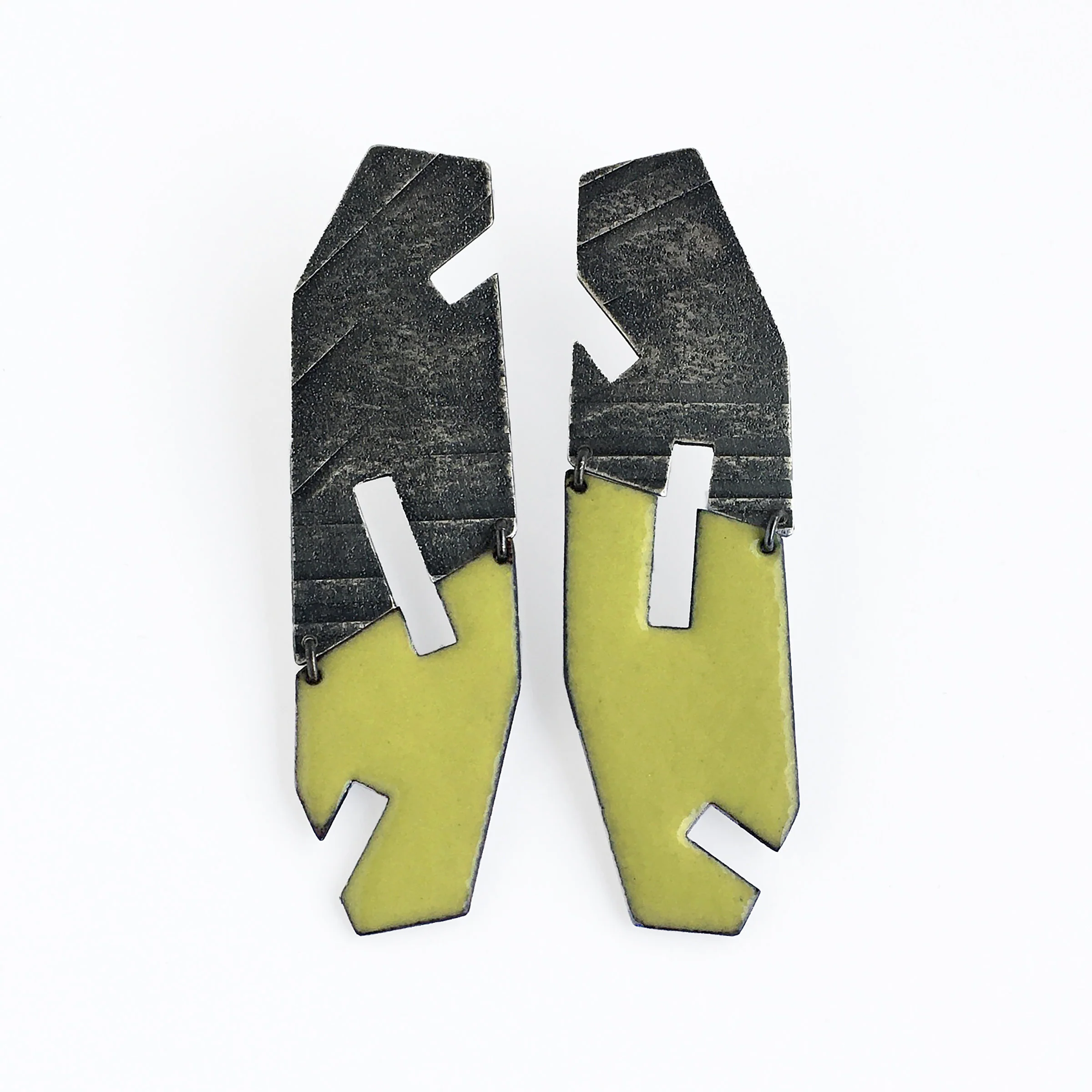 Mezzo Cutout Earrings - Melon