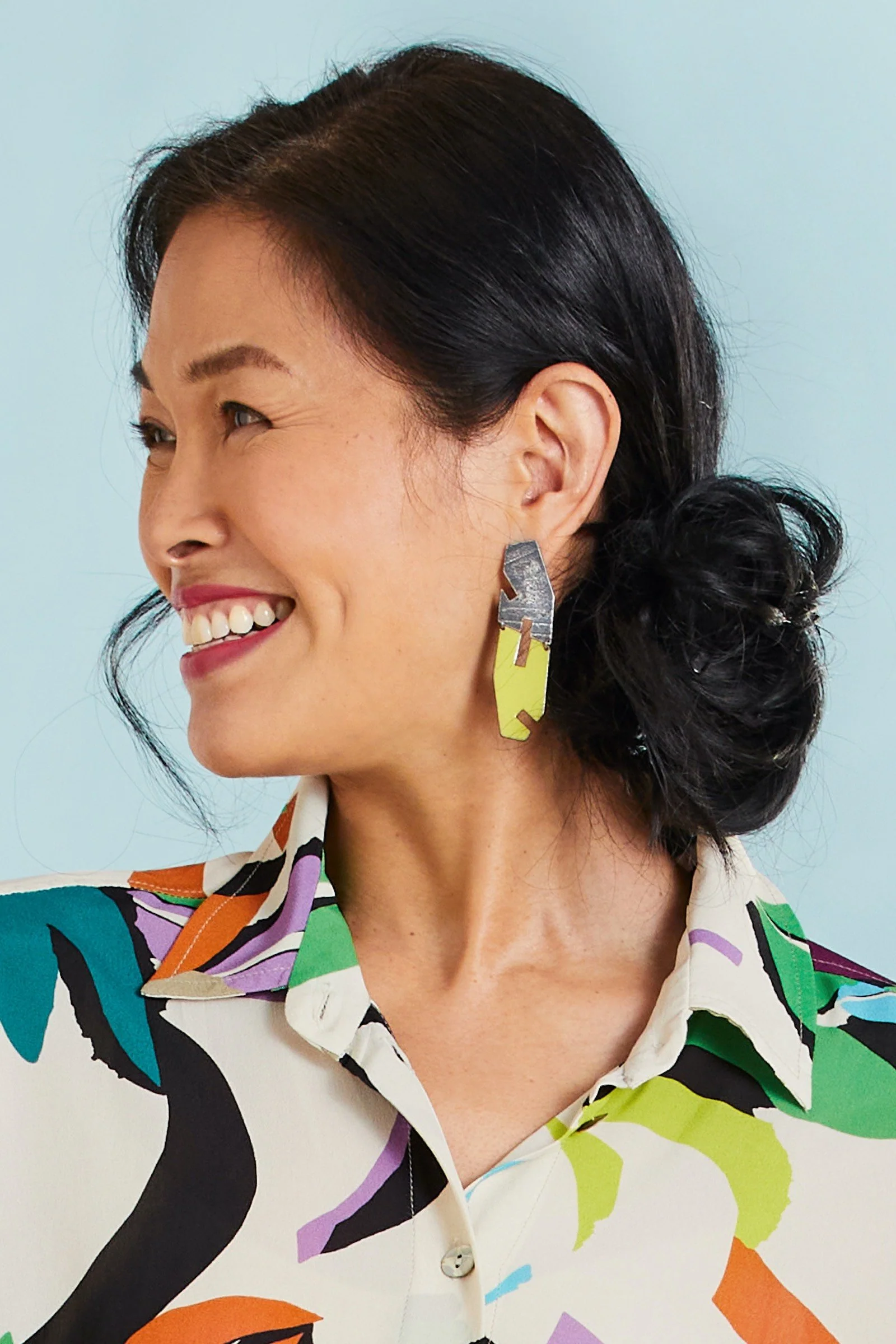 Mezzo Cutout Earrings - Melon - Image 2