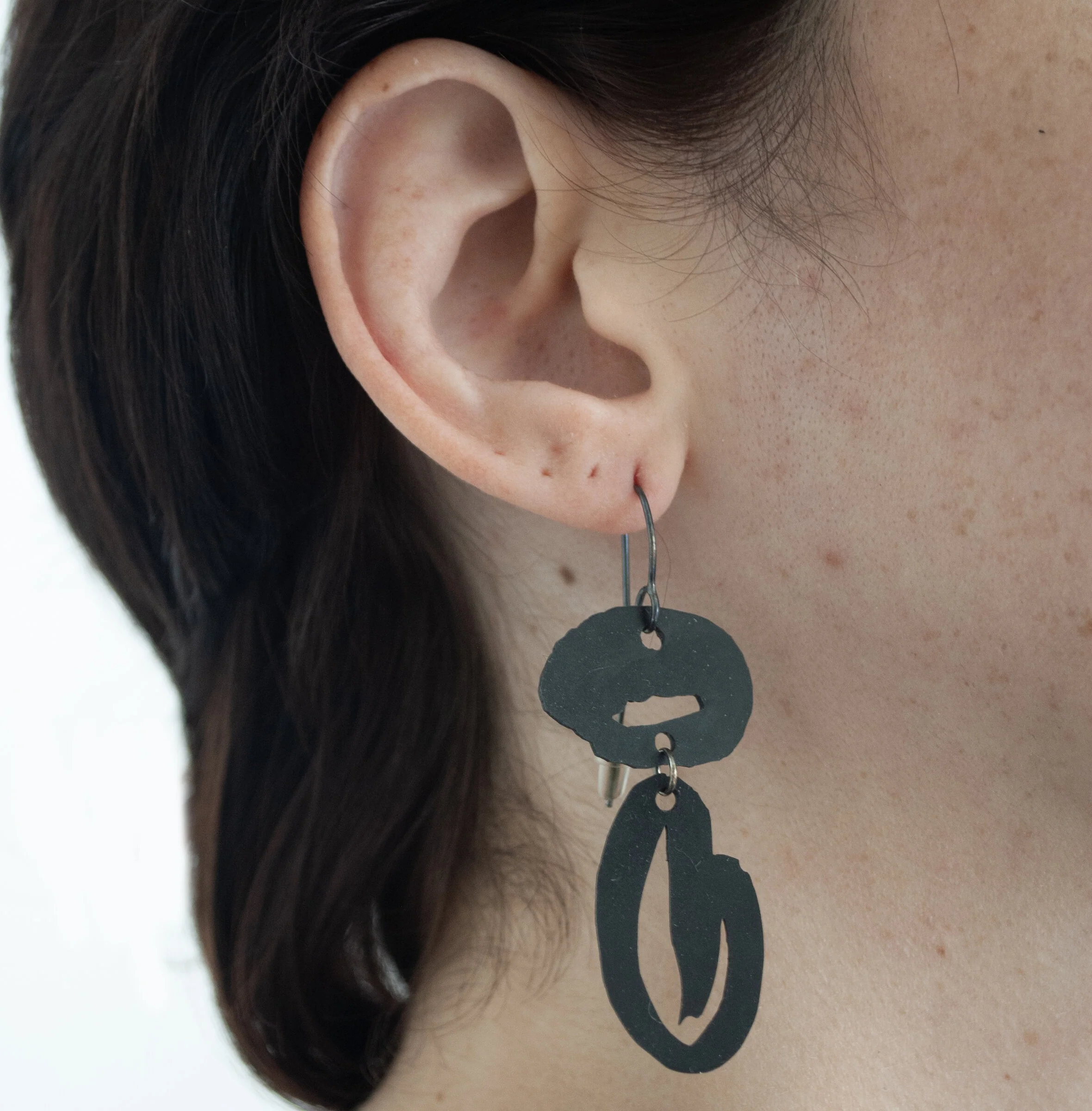 Long Inkstroke Earrings - Image 2
