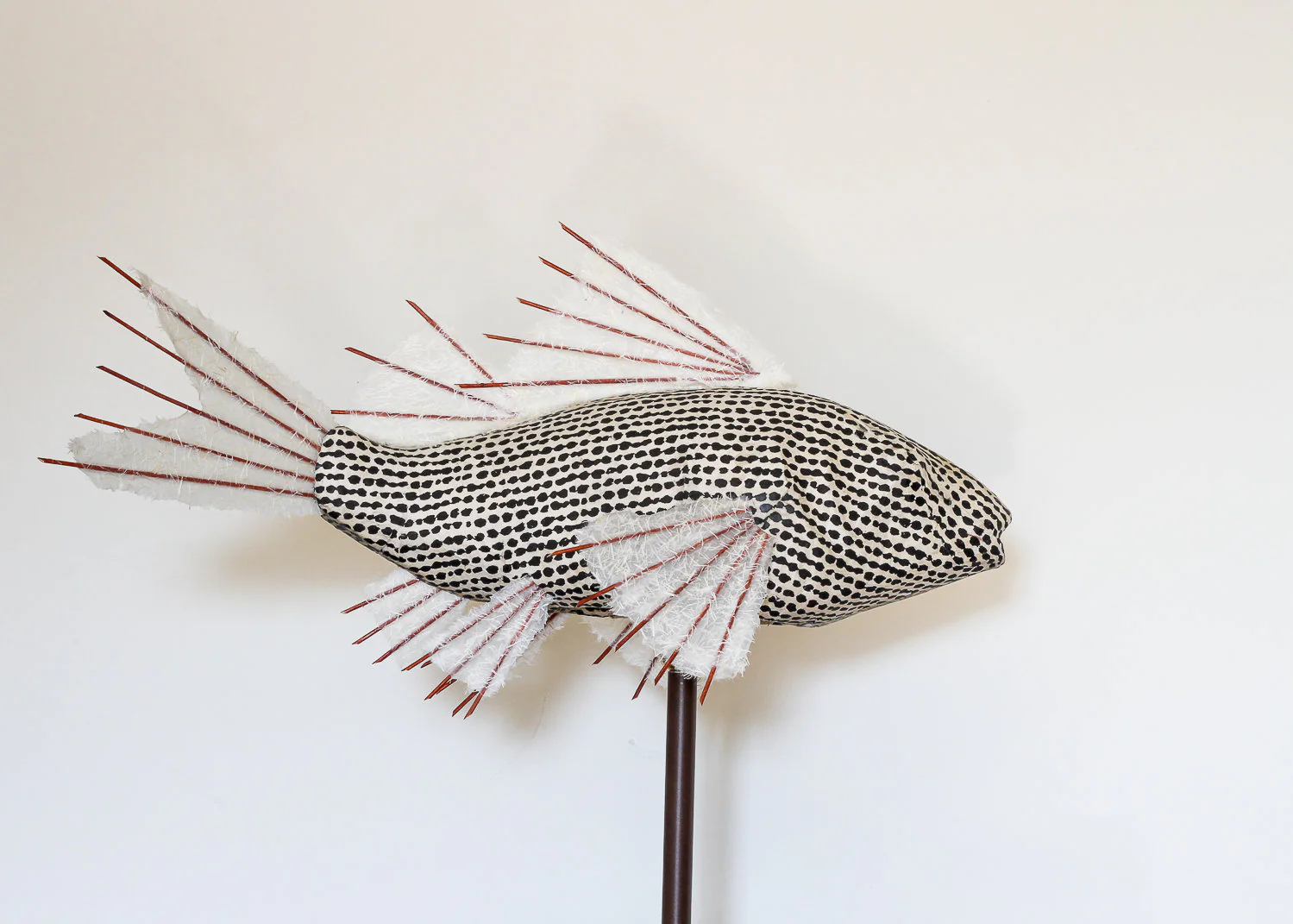 Monochrome Koi Lamp