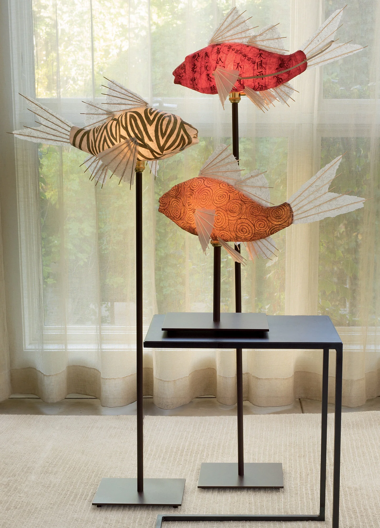 Zebra Koi Lamp - Image 6