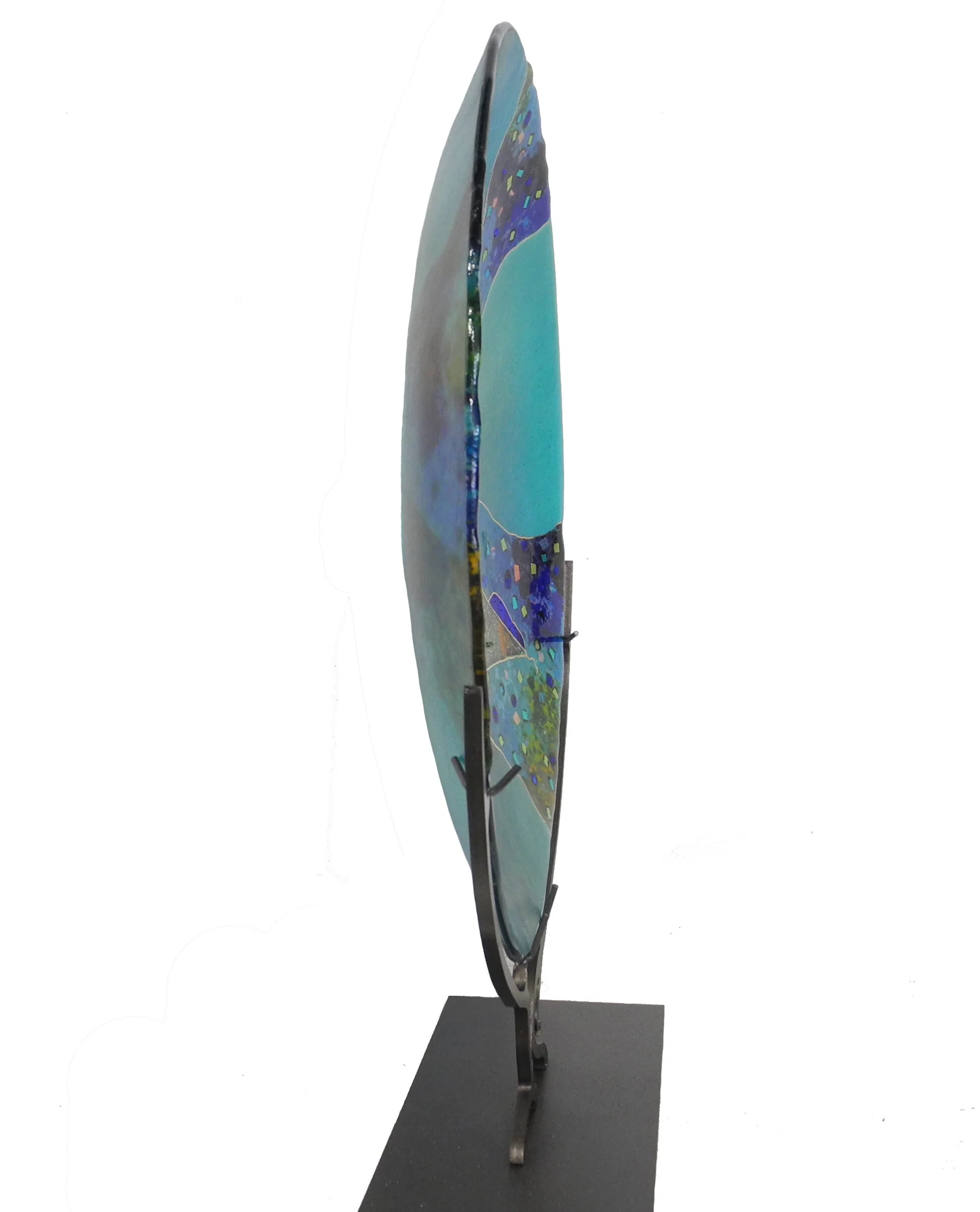 Moon Sculpture - Sea Glass - Image 2