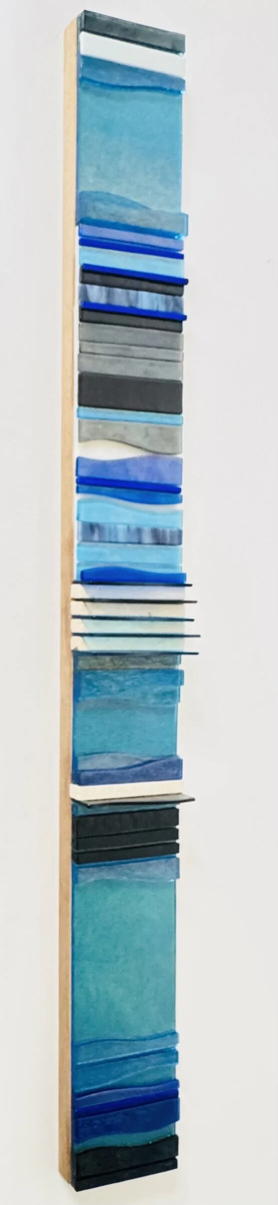 Mosaic Ivory Blue Wall Band VII - Image 2