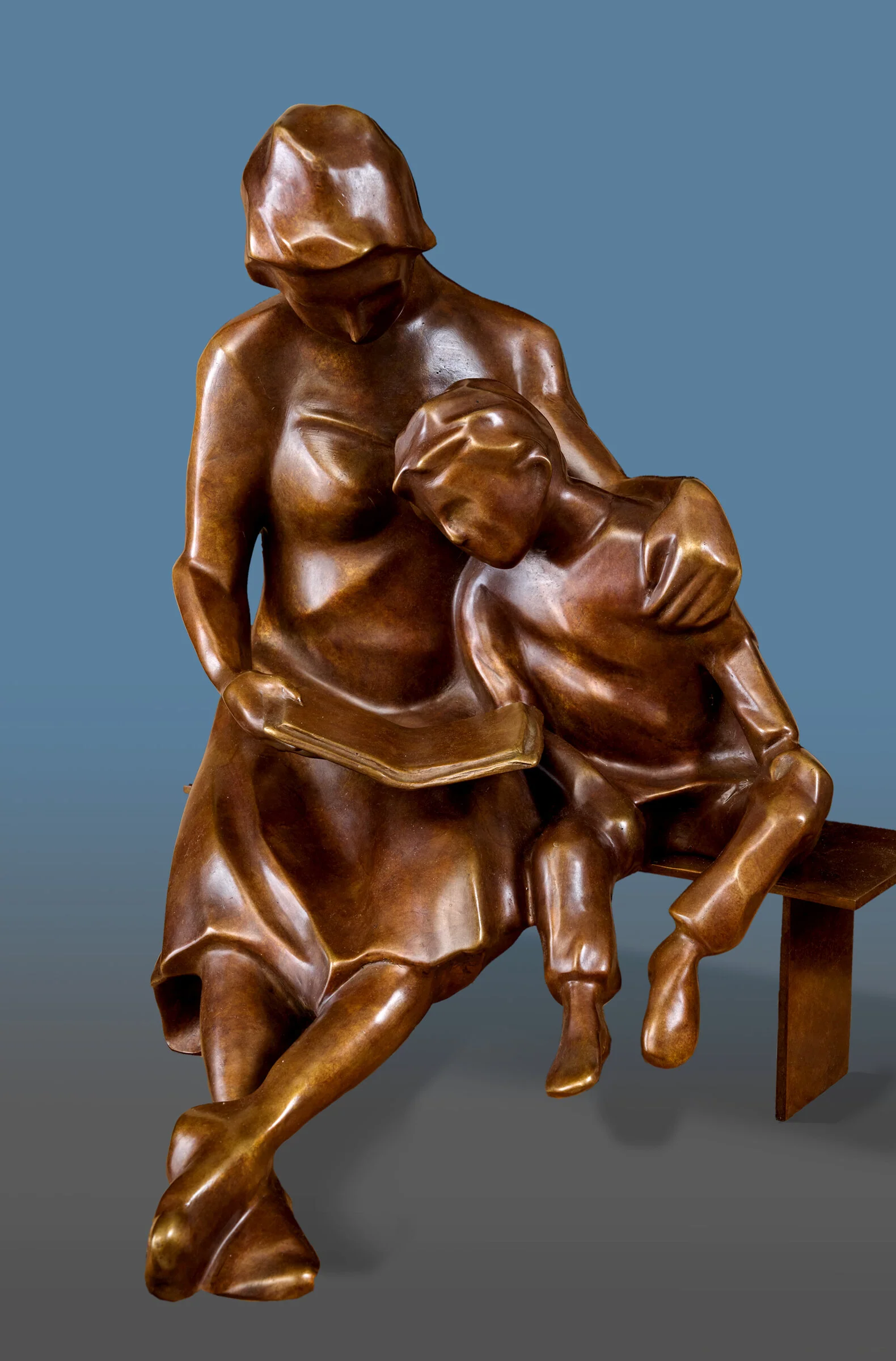 Mother and Child Reading