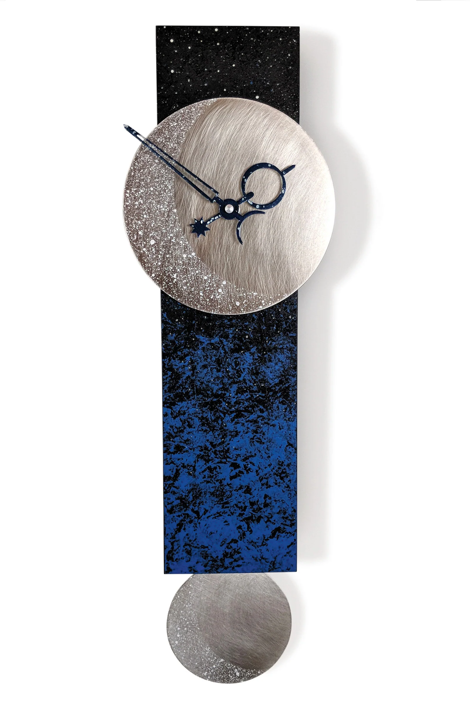 Narrow Moon Pendulum Clock