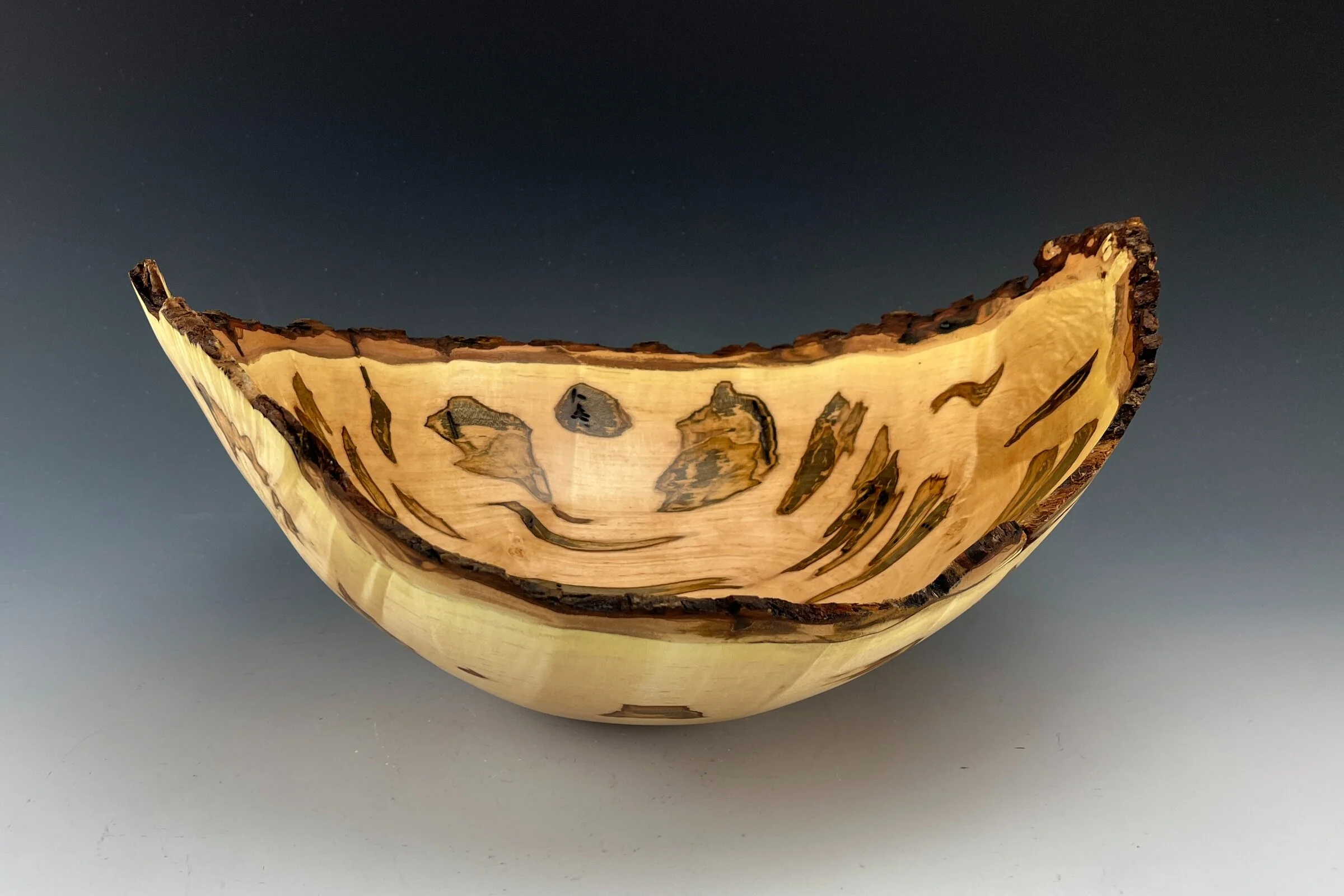 Natural Edge Ambrosia Maple Bowl VIII