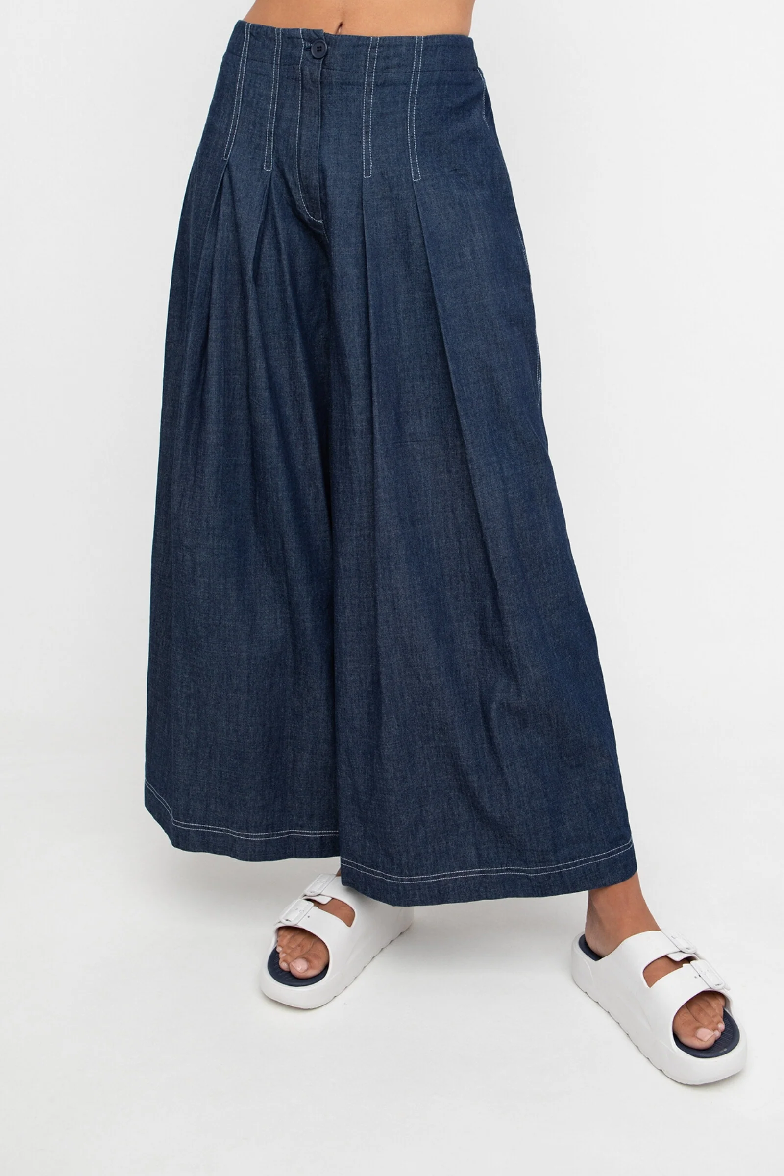 Nema Wide Pant - Denim