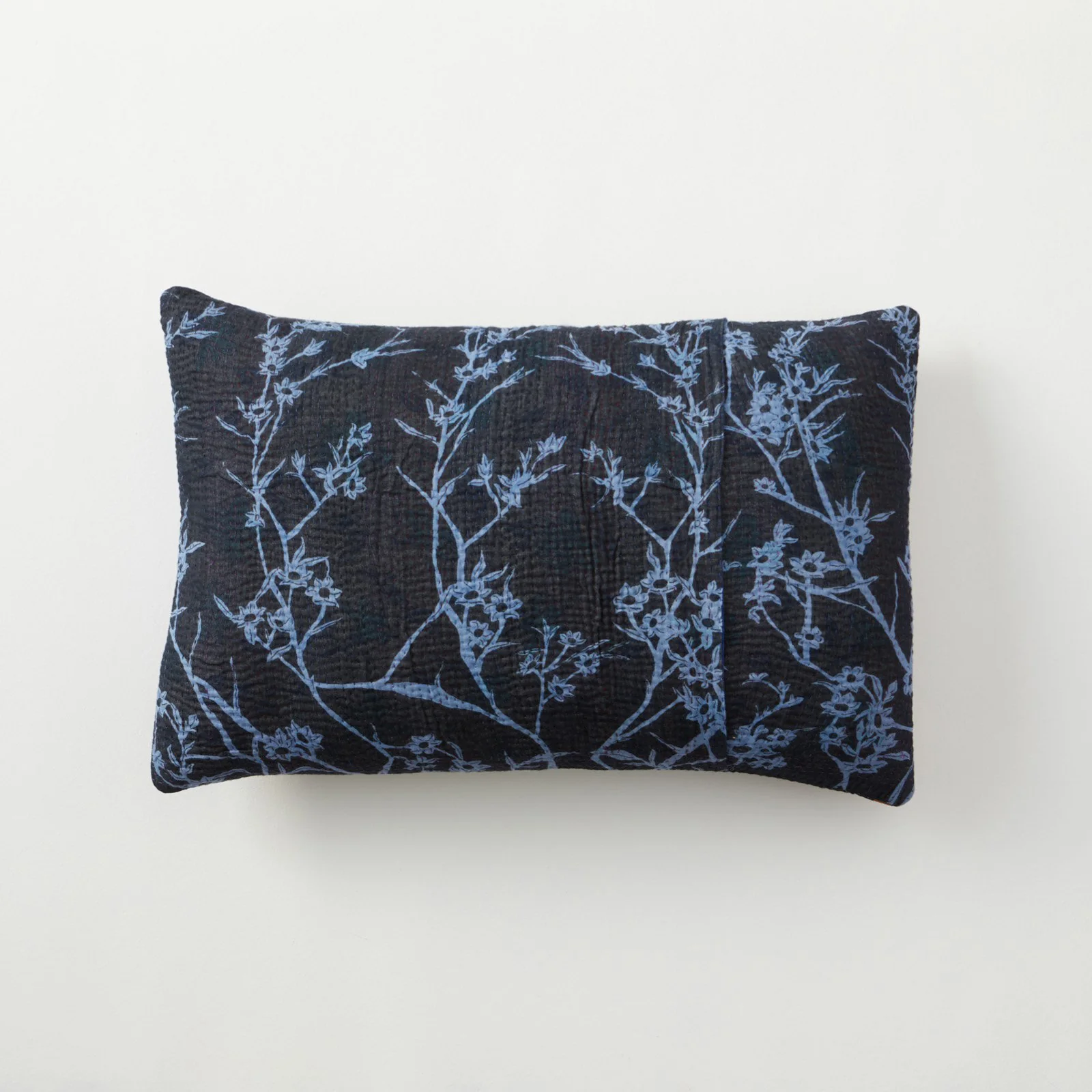 Night Flower Cotton Pillow - 16 x 24" Standard - Image 2
