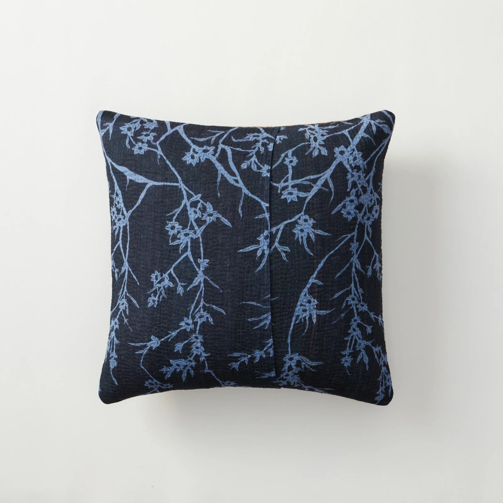 Night Flower Cotton Pillow - 20" Square - Image 2