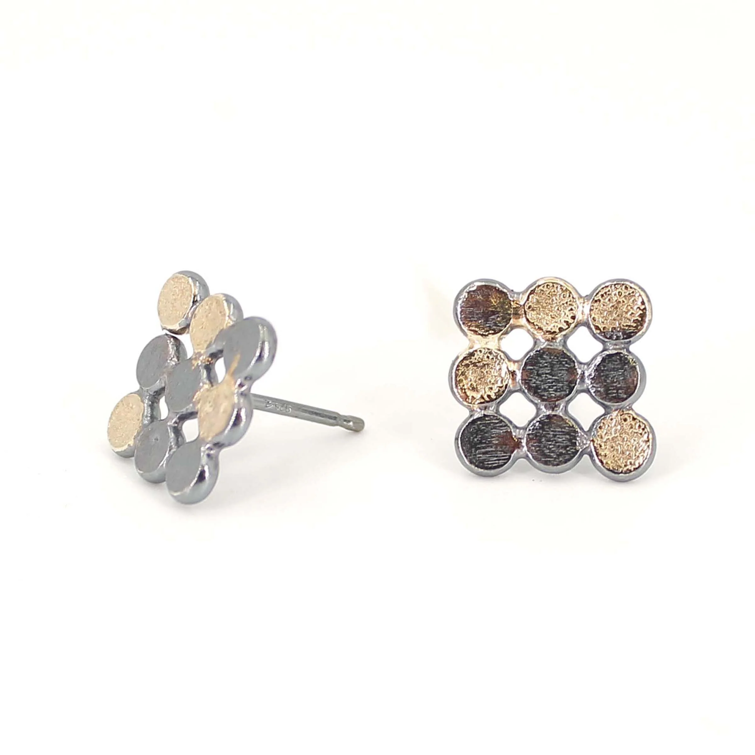 Nine Square Earrings - Image 2