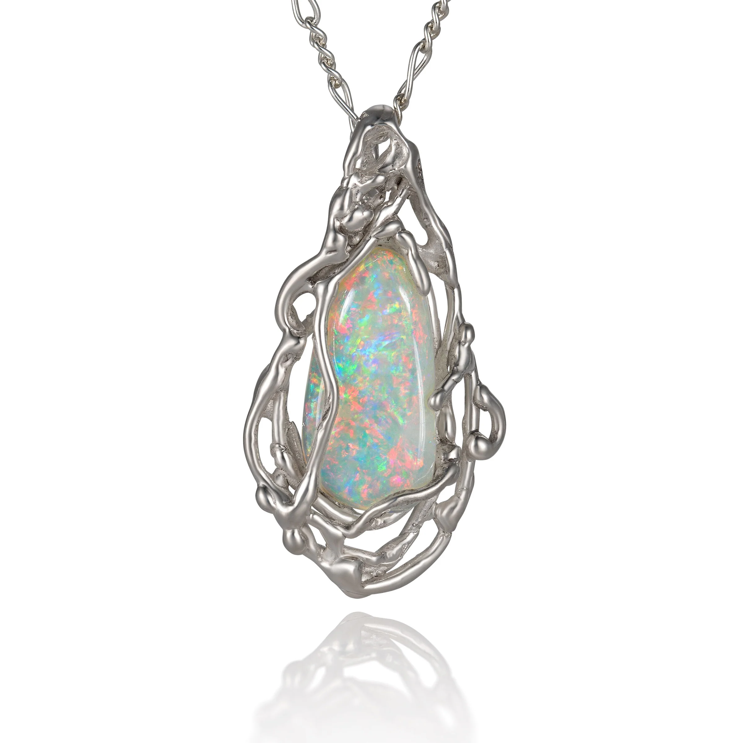 Opal Bouquet Pendant