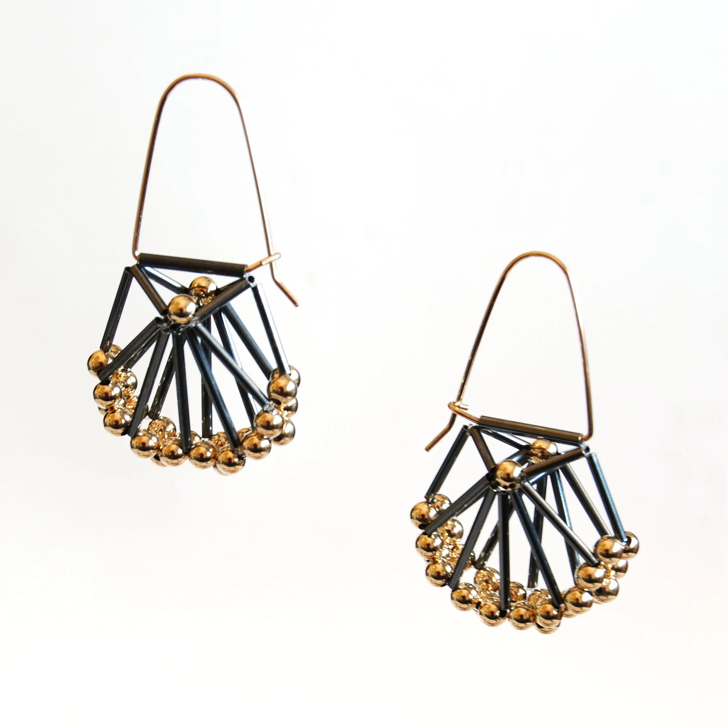 Open Basket Earrings - Large