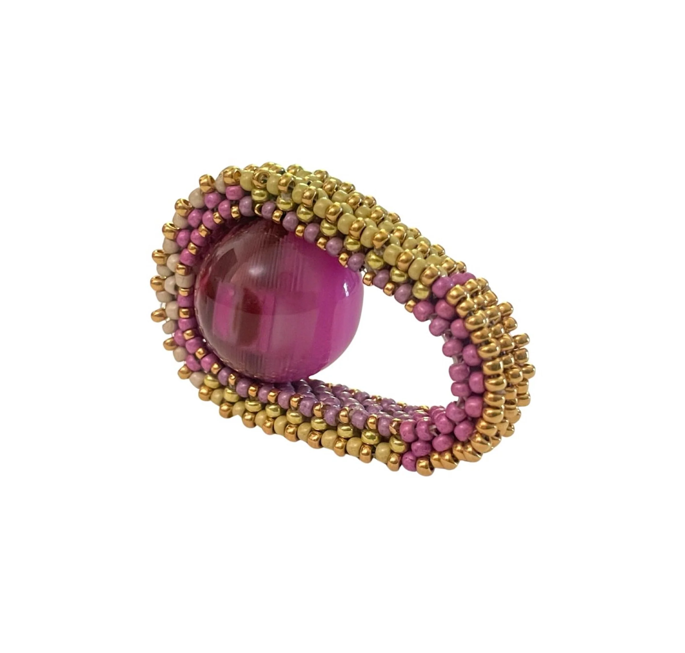 Optical Magenta Pod Ring - Image 3