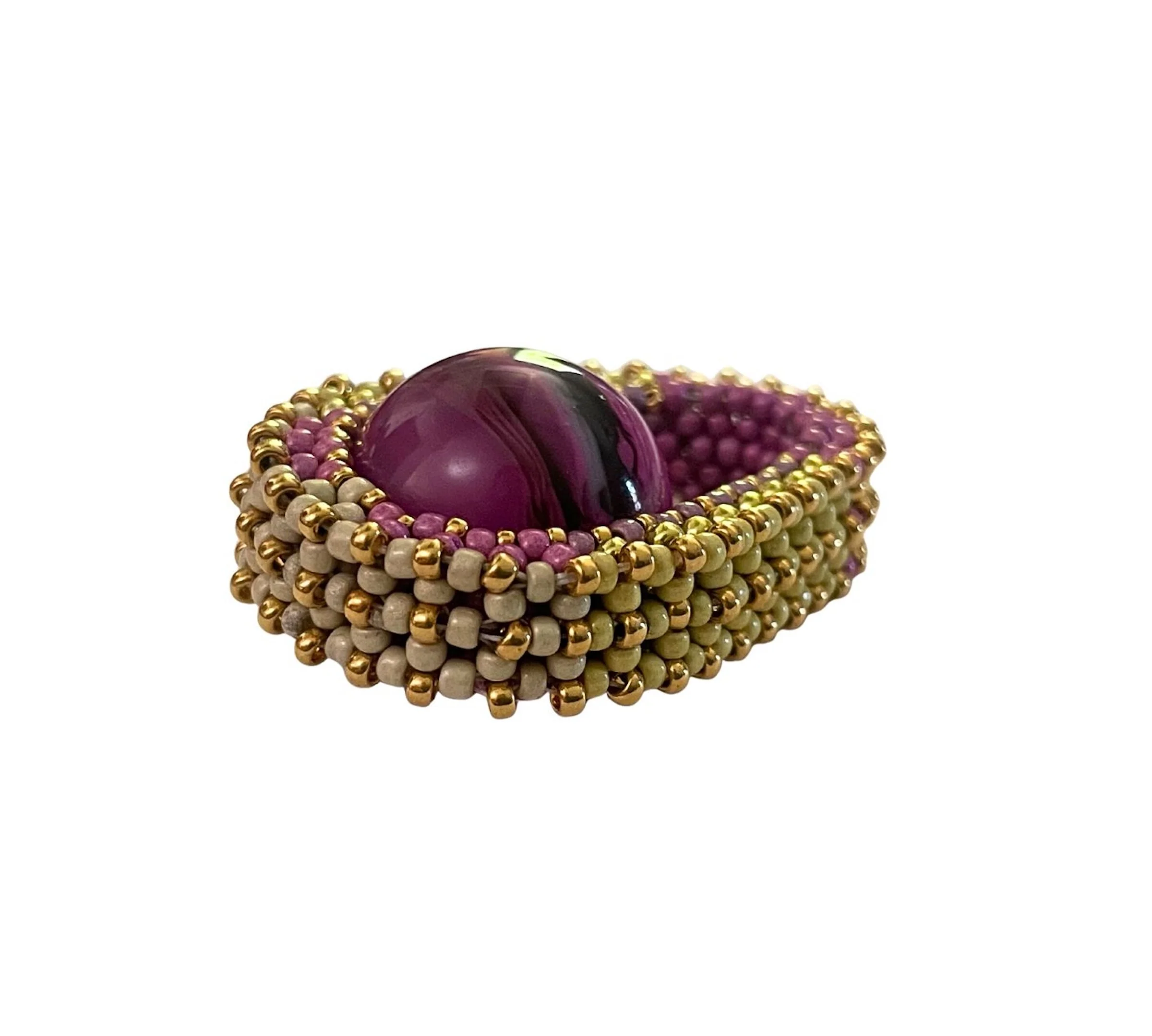 Optical Magenta Pod Ring - Image 4