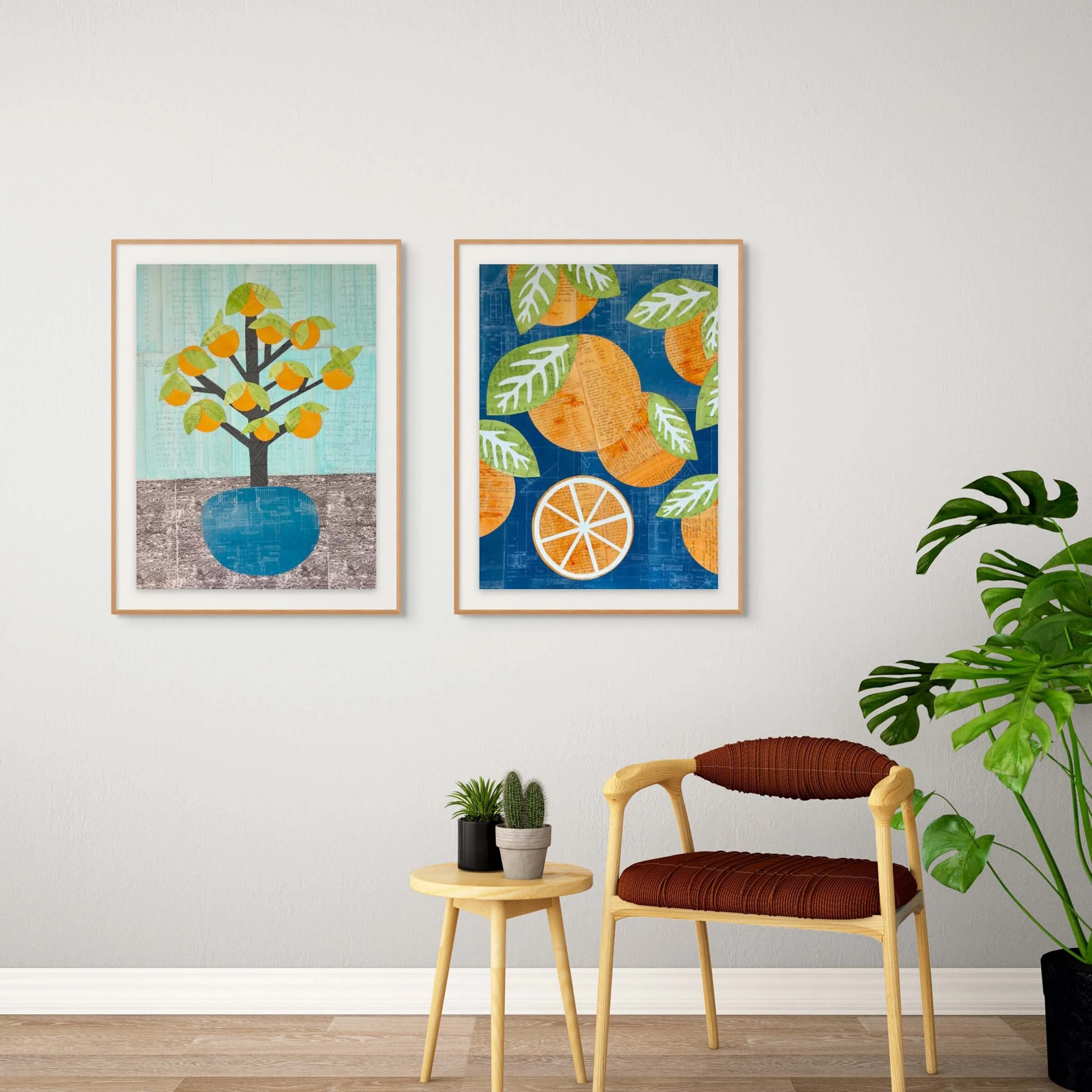 Orange Tree Diptych No. 1 - Image 2