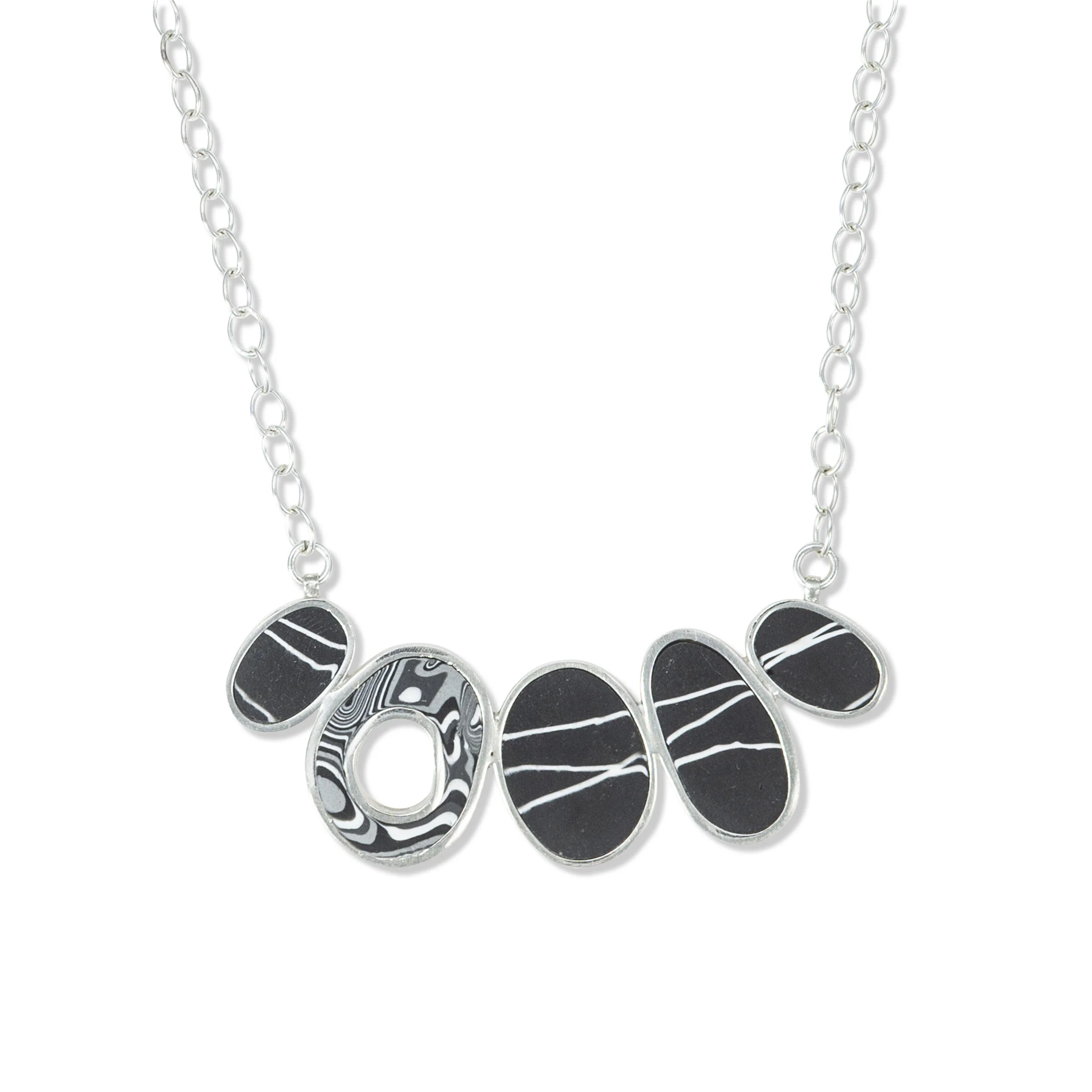 Ovals in a Row Necklace II