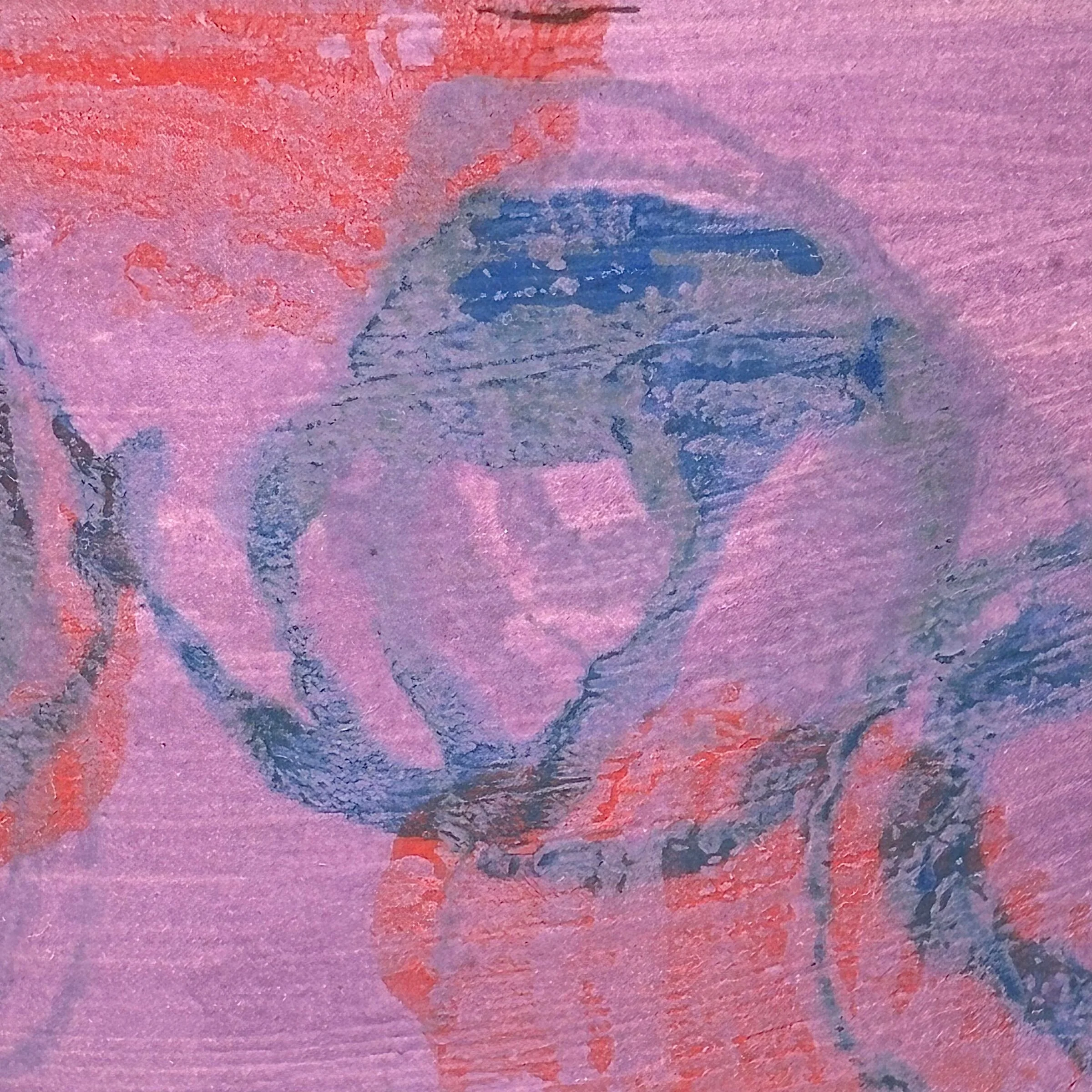 Painterly Lidded Jar in Berry - Image 8