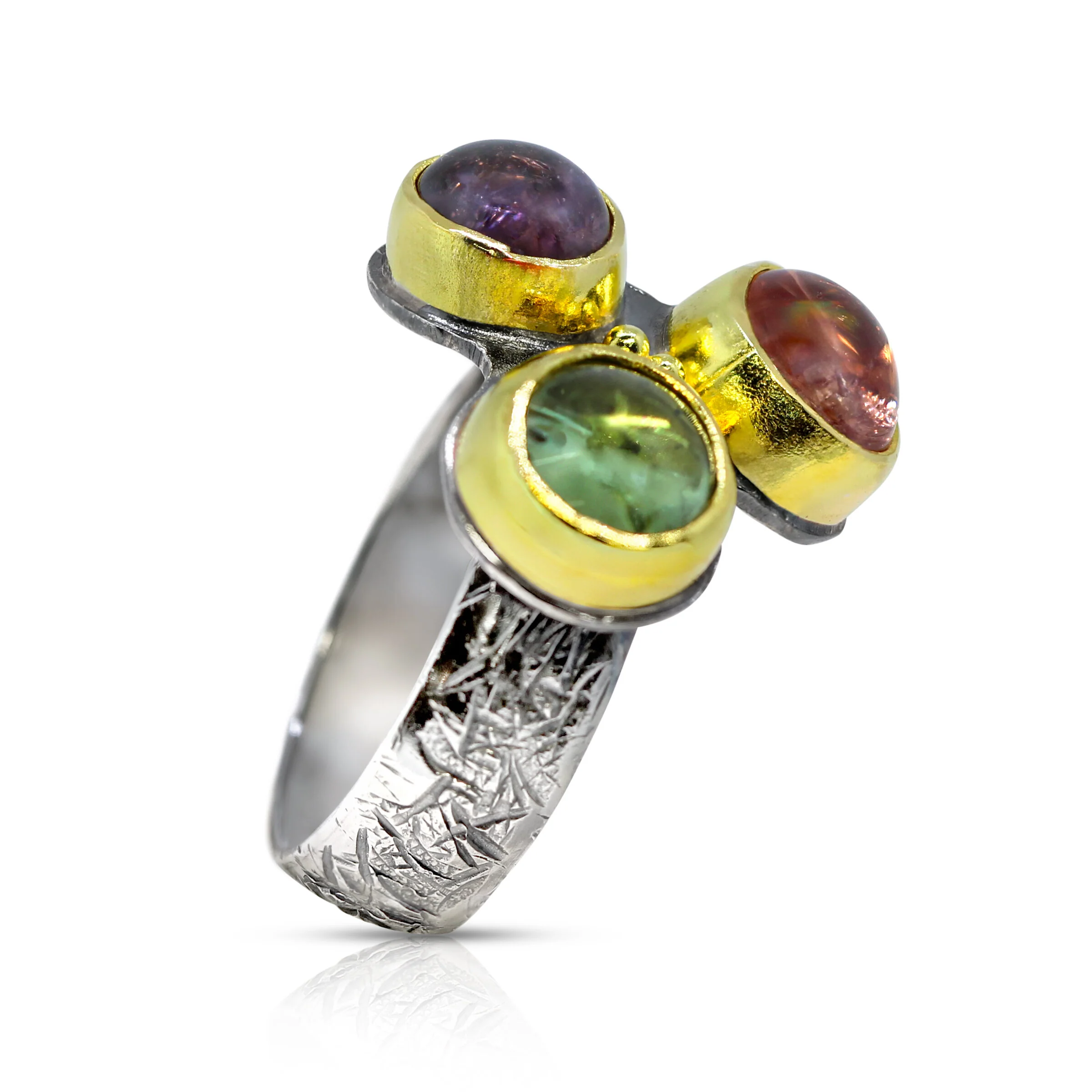 Paloma Three Stone Ring - Image 3