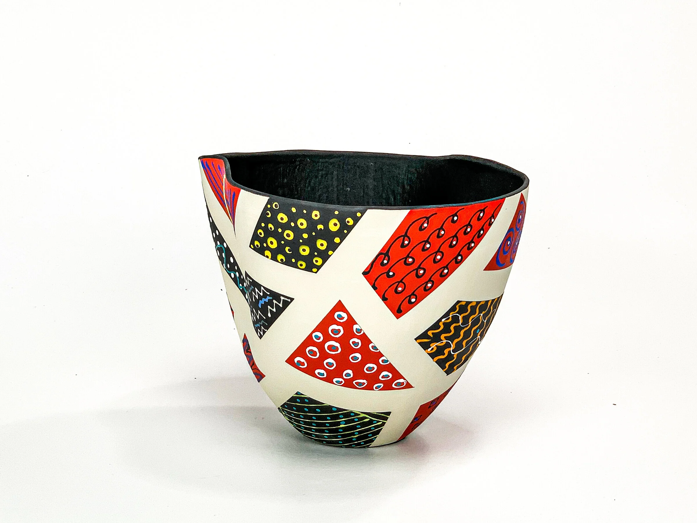 Patchwork in Red and Black - Image 10