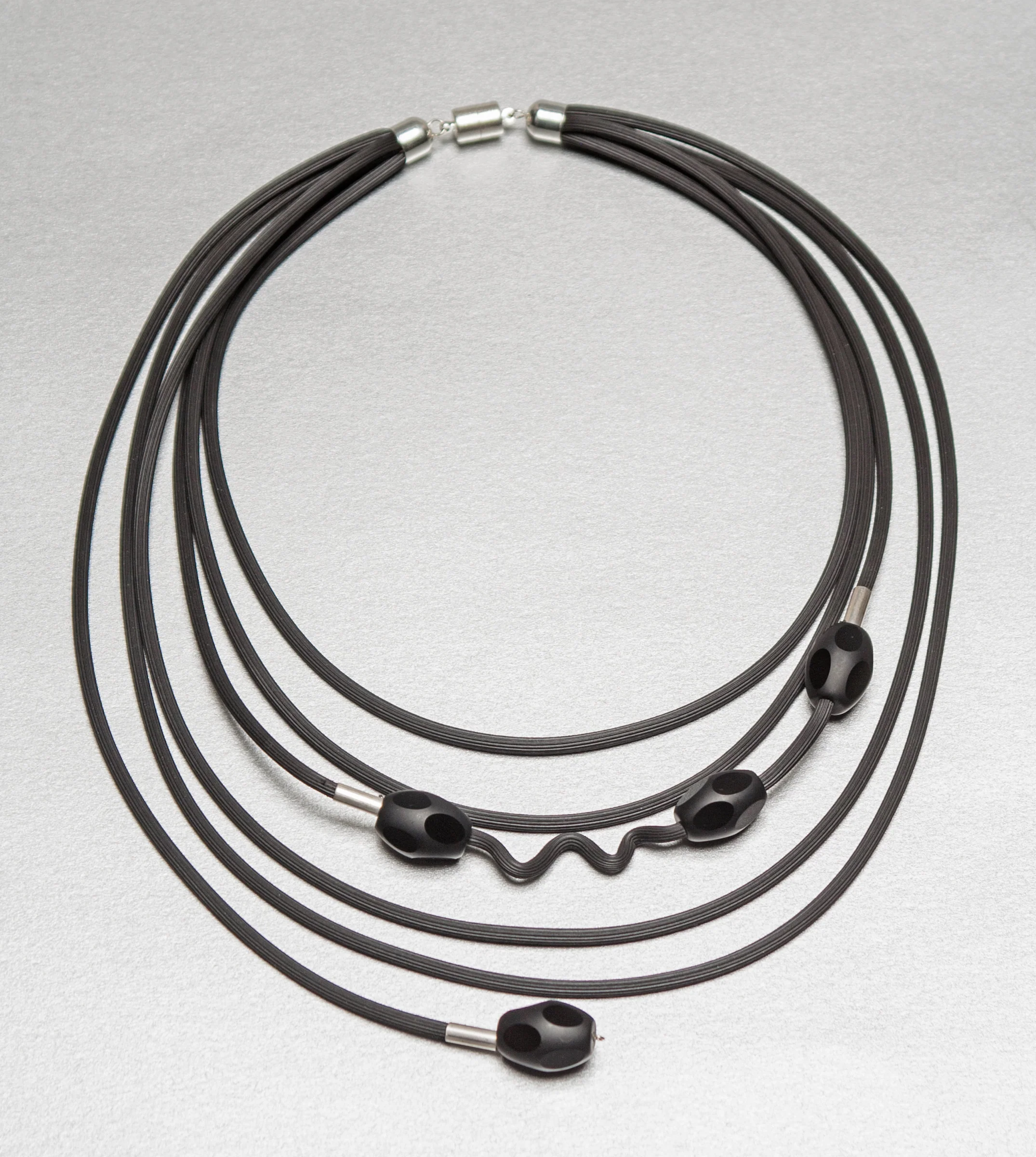 Playful Black Necklace